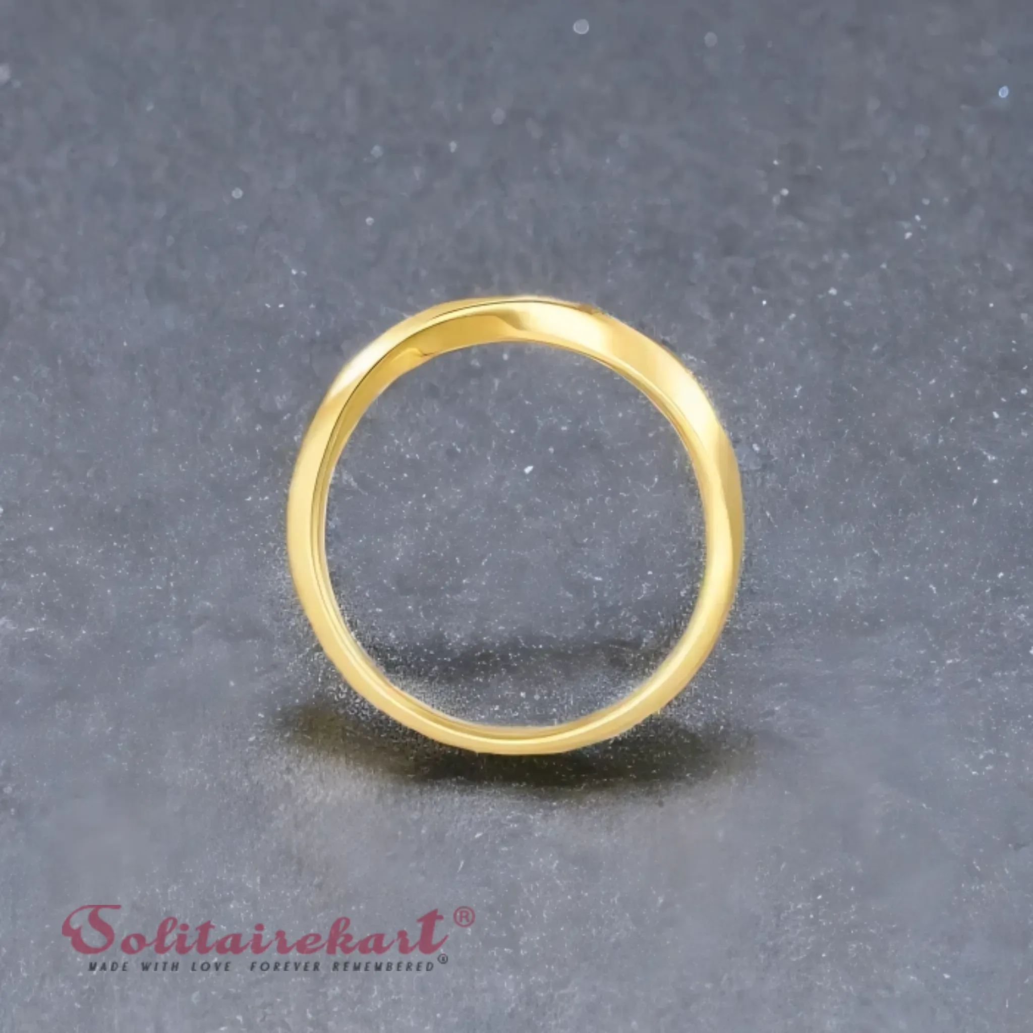 14K 1.72Grams Gold Couple Rings – Elegant Band Design