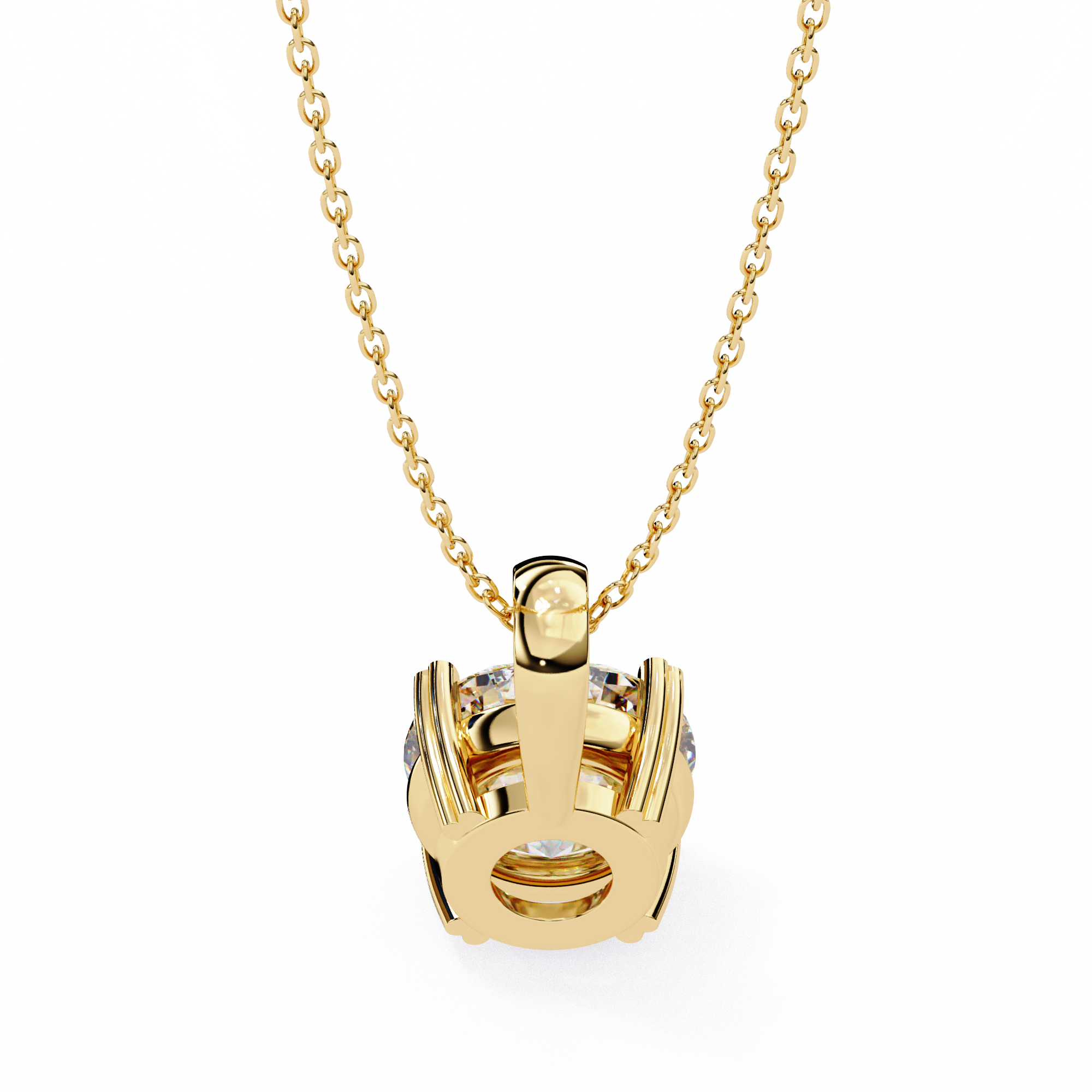 Solitairekart 0.80ct Round Brilliant-Cut Natural Diamond Solitaire Pendant-H Color, VS1 Clarity