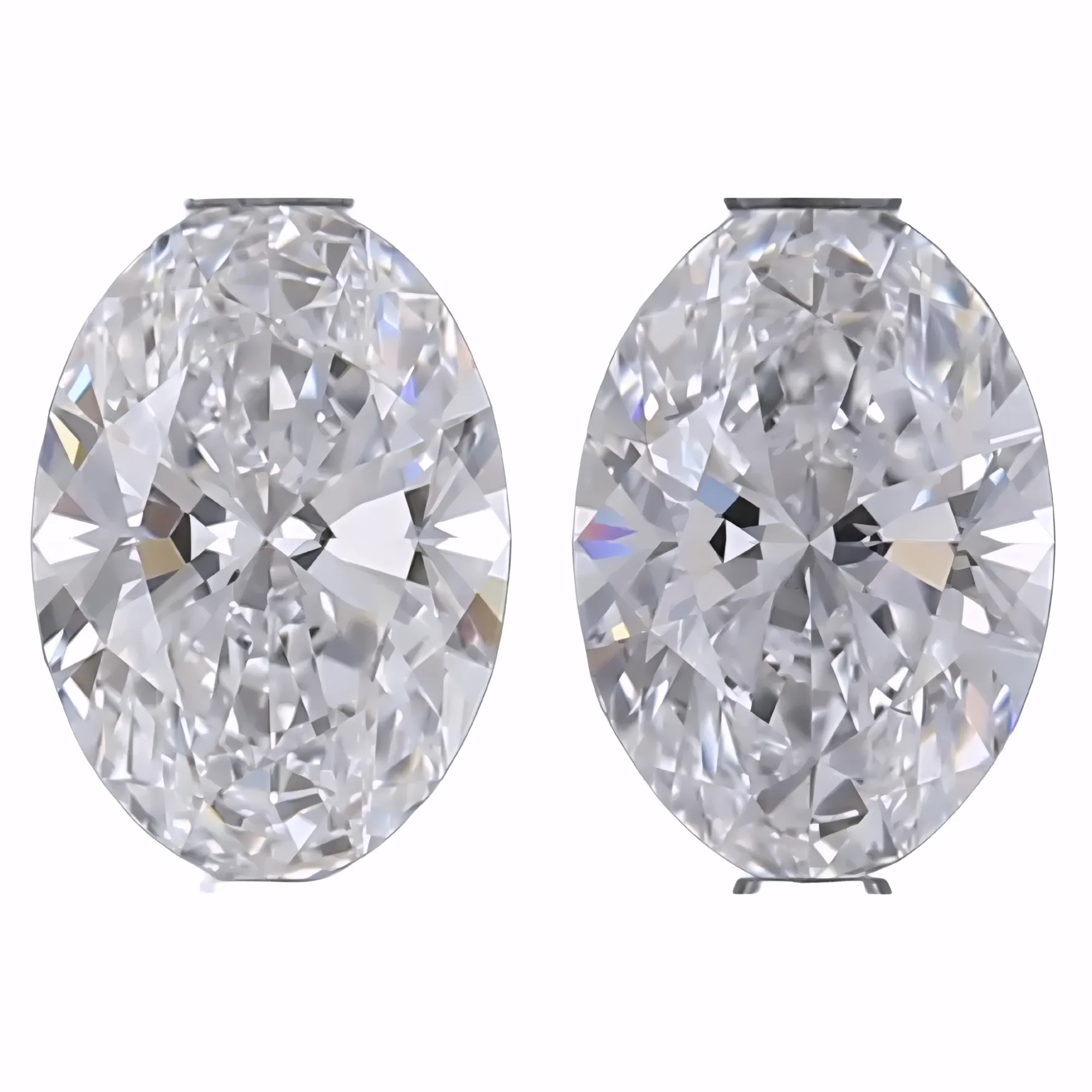 Solitairekart 1+1 Carat E Color, VS1 Clarity Combo Lab Grown Diamond For Studs