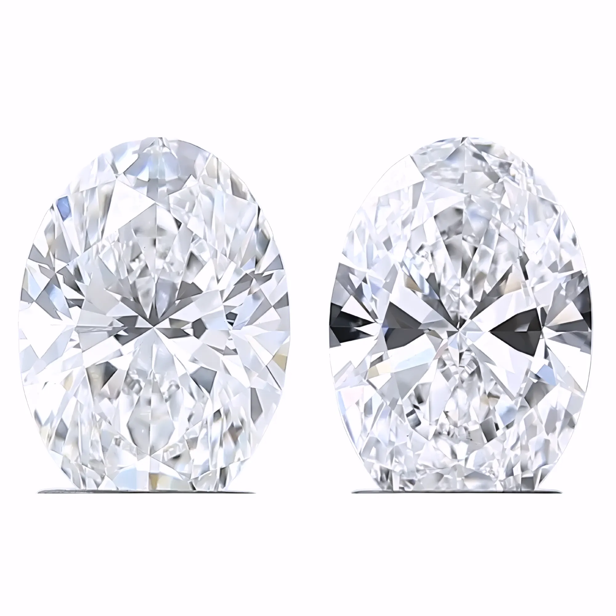 Solitairekart 2+2 Carat E Color, VS1 Clarity Combo Lab Grown Diamond For Studs