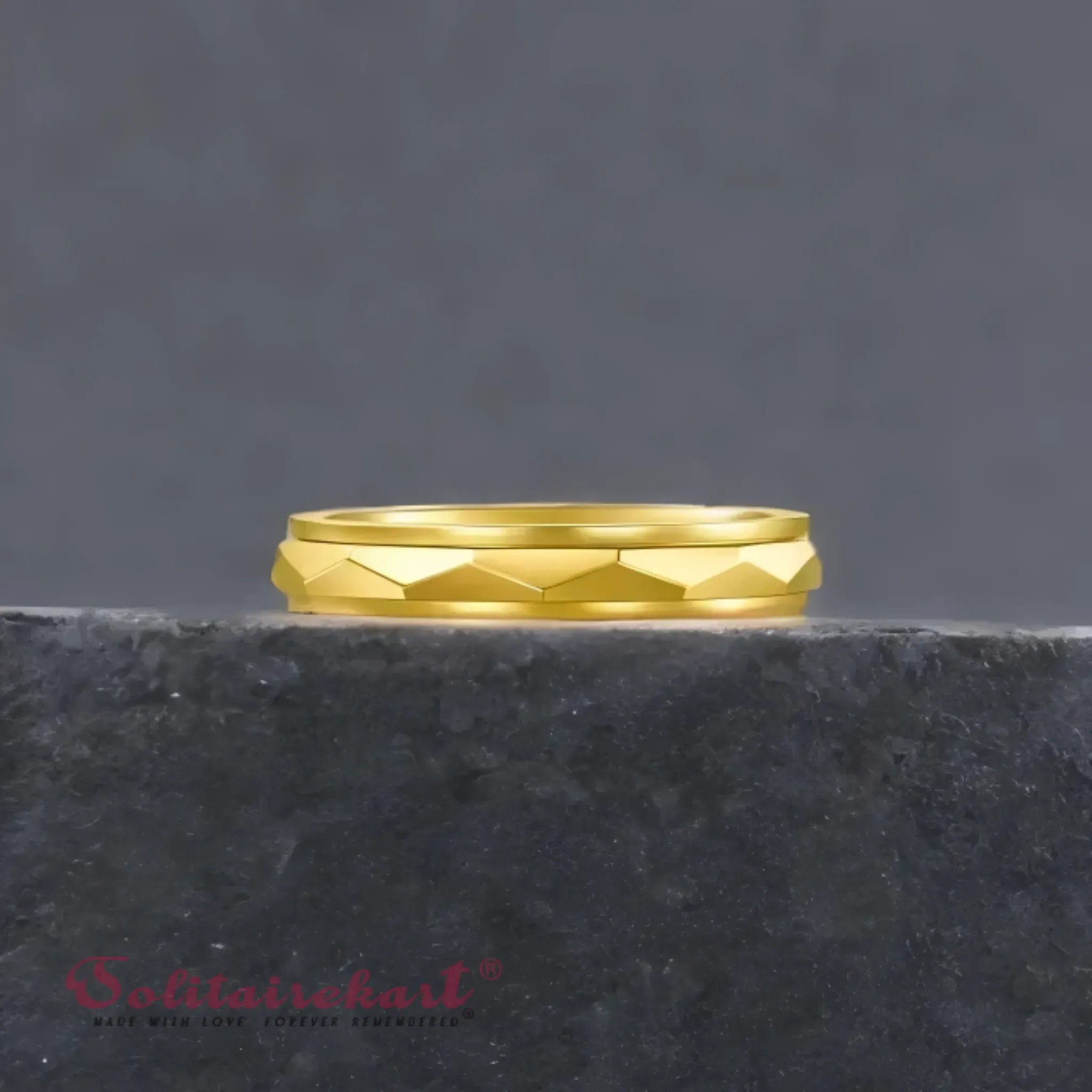 14K 4.98Grams Gold Couple Rings – Elegant Band Design