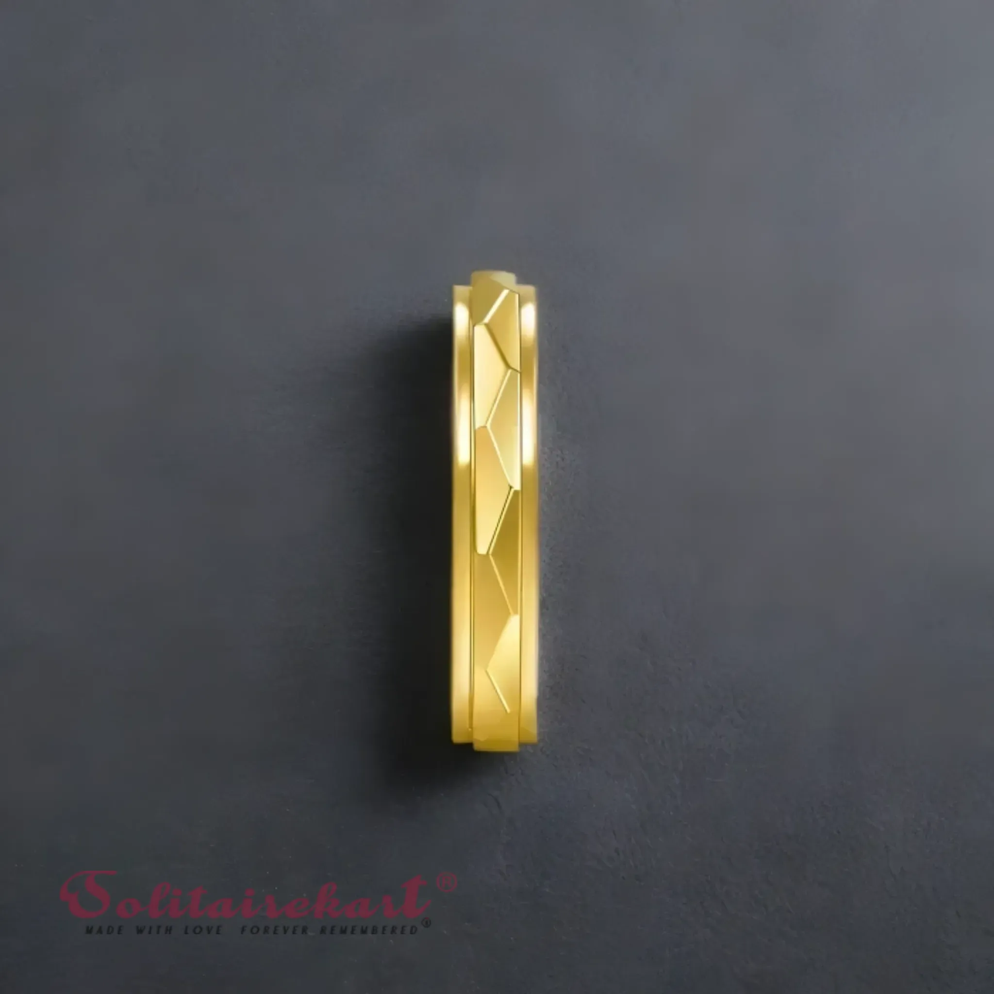 14K 4.98Grams Gold Couple Rings – Elegant Band Design