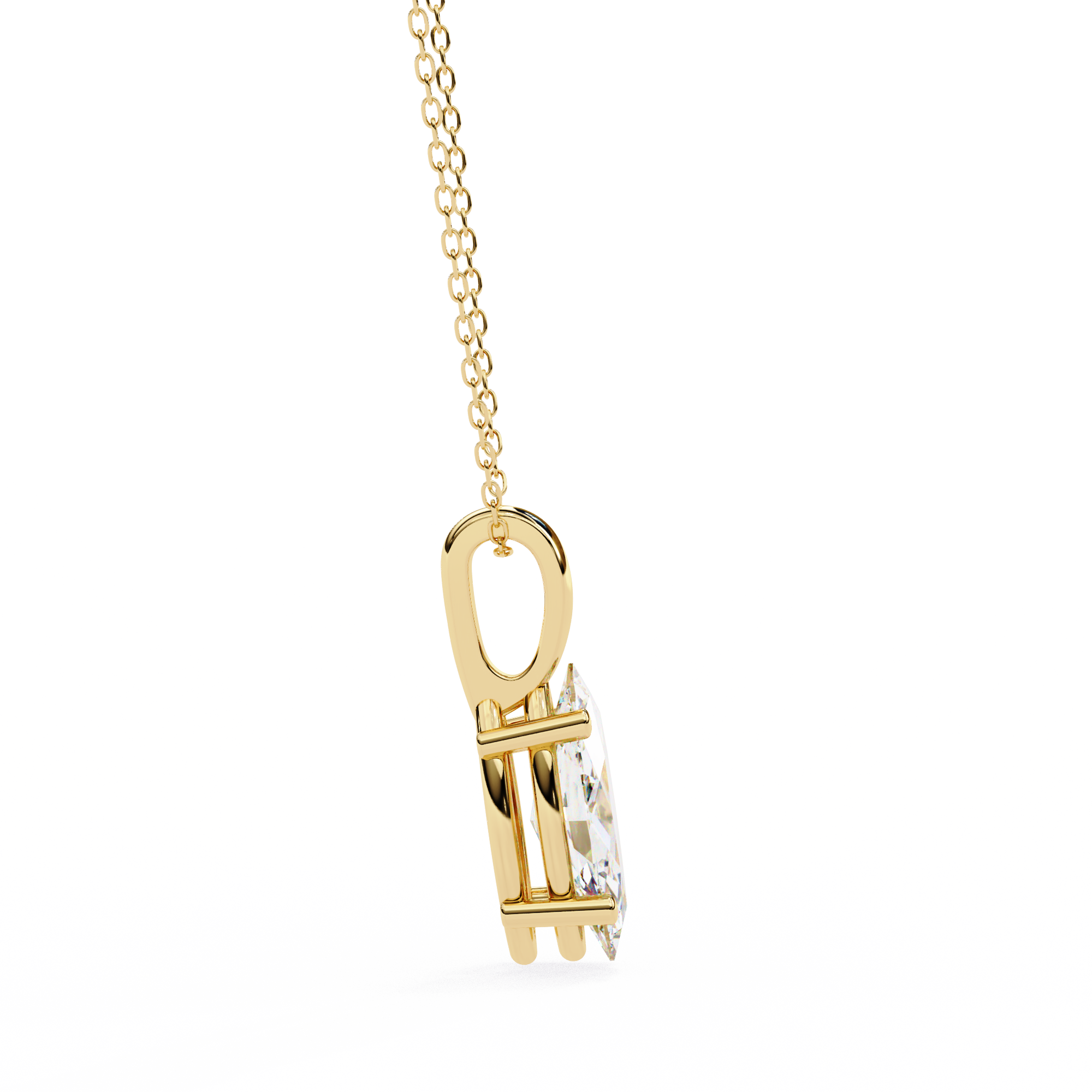 0.93 Ct Marquise Lab-Grown Diamond Pendant