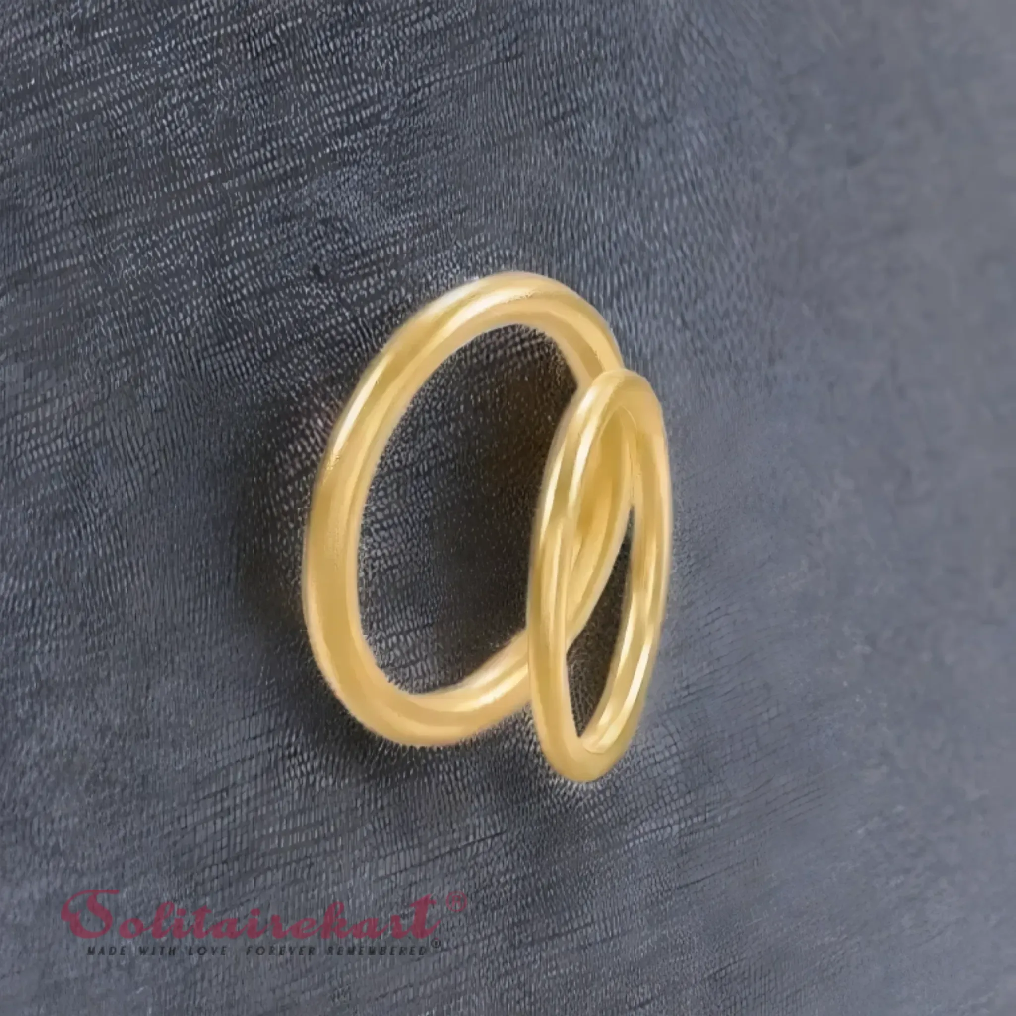 14K 3.11Grams Gold Couple Rings – Elegant Band Design