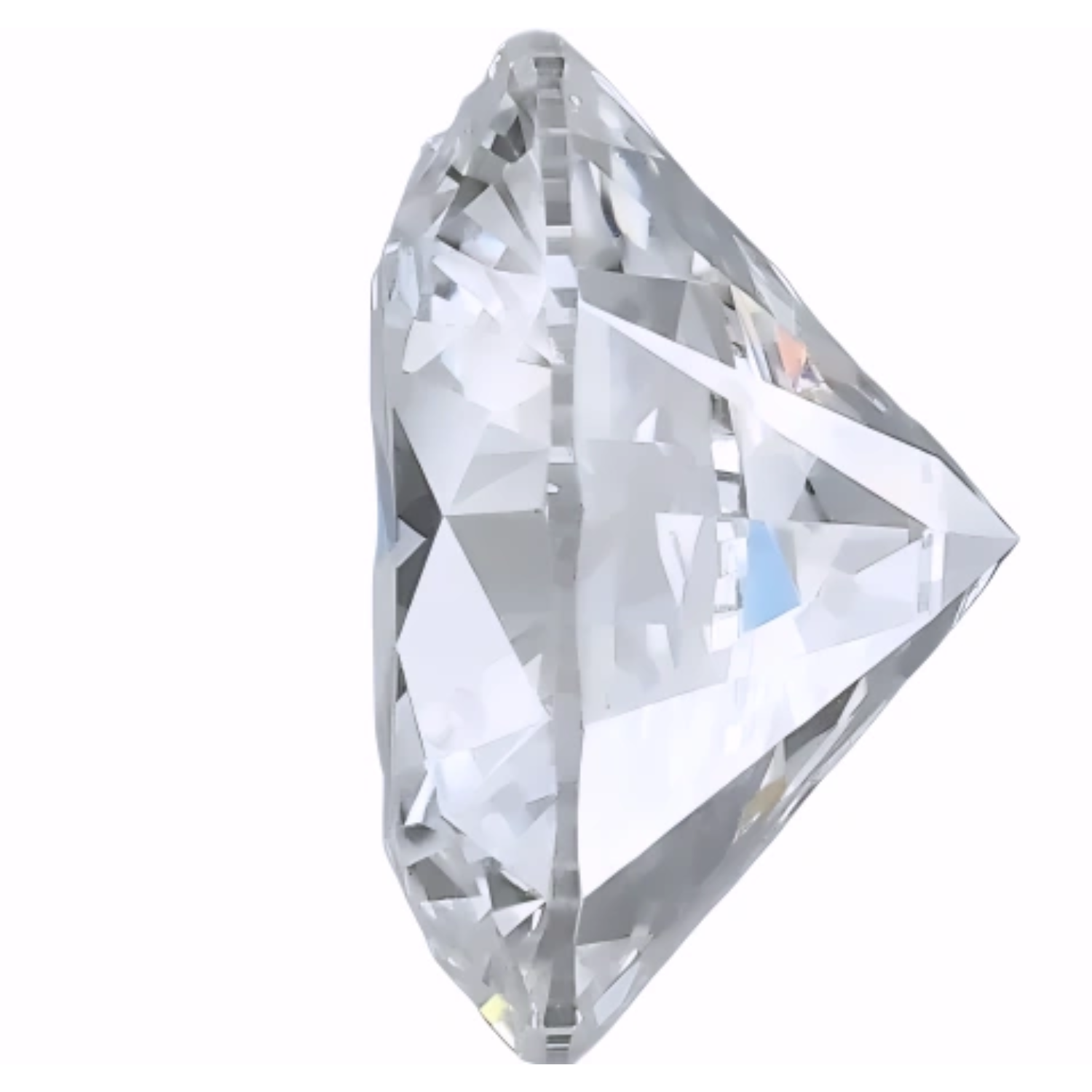 Radiant 2.08ct Round Lab Grown Diamond D VVS2