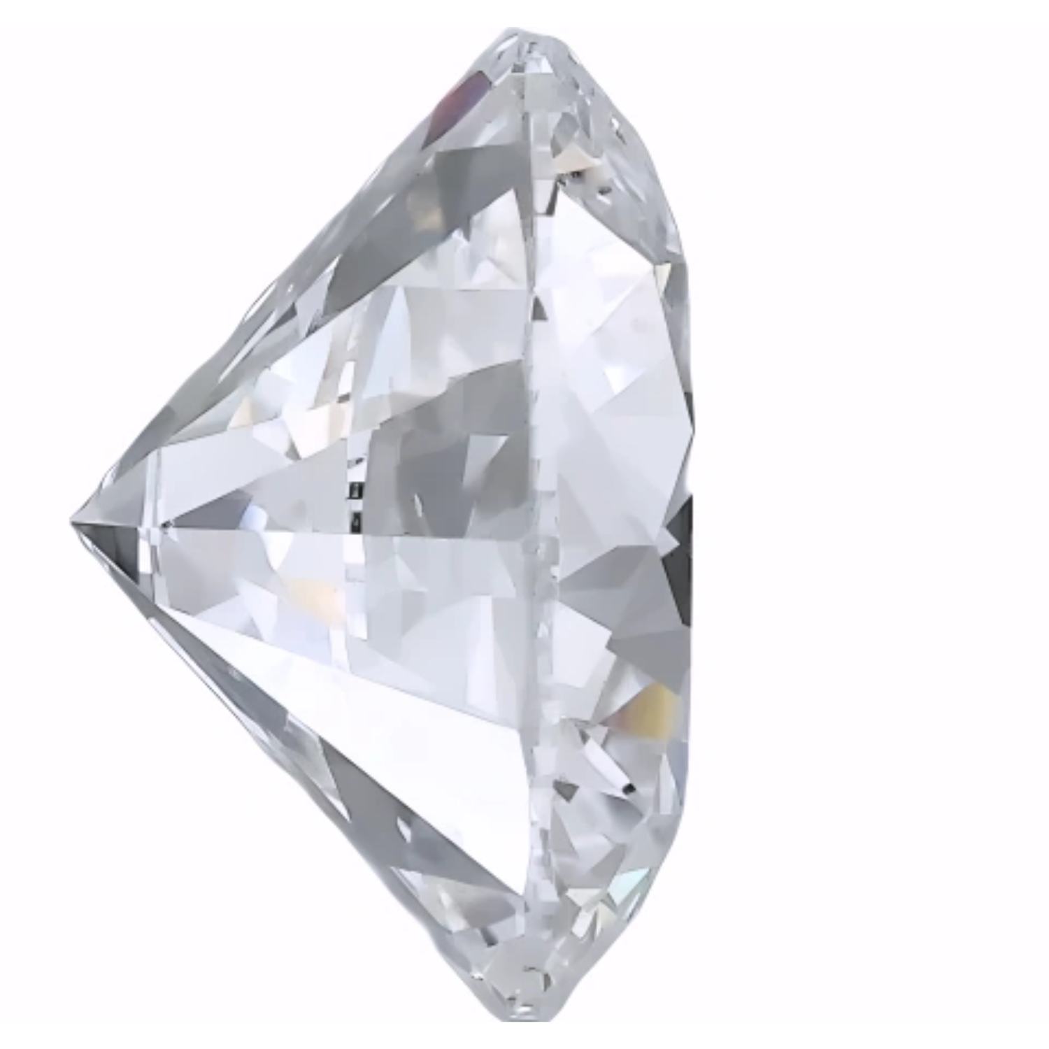 Radiant 2.08ct Round Lab Grown Diamond D VVS2