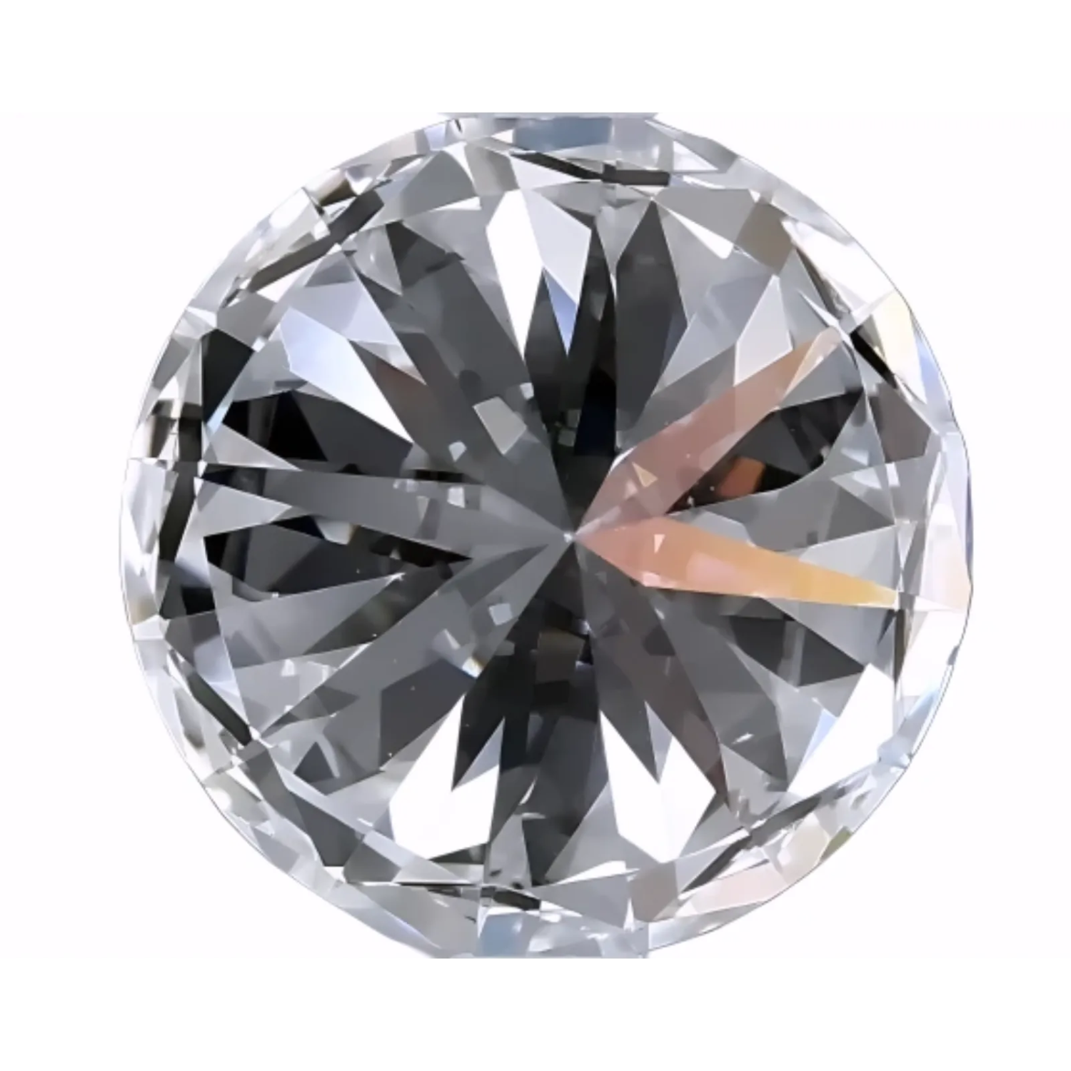 Brilliant 2.08ct Round Lab Grown Diamond D VVS2