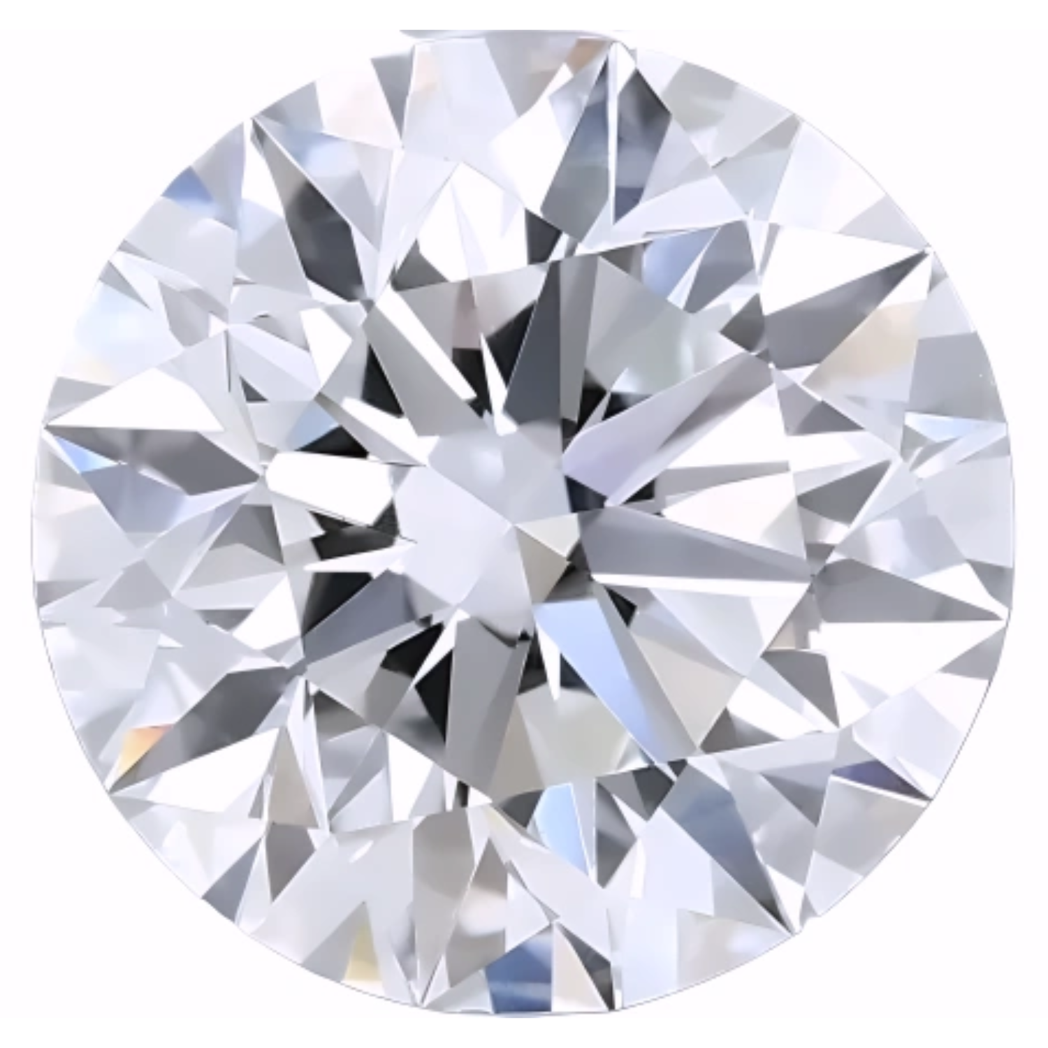 Radiant 2.09ct Round Lab Grown Diamond D VVS2