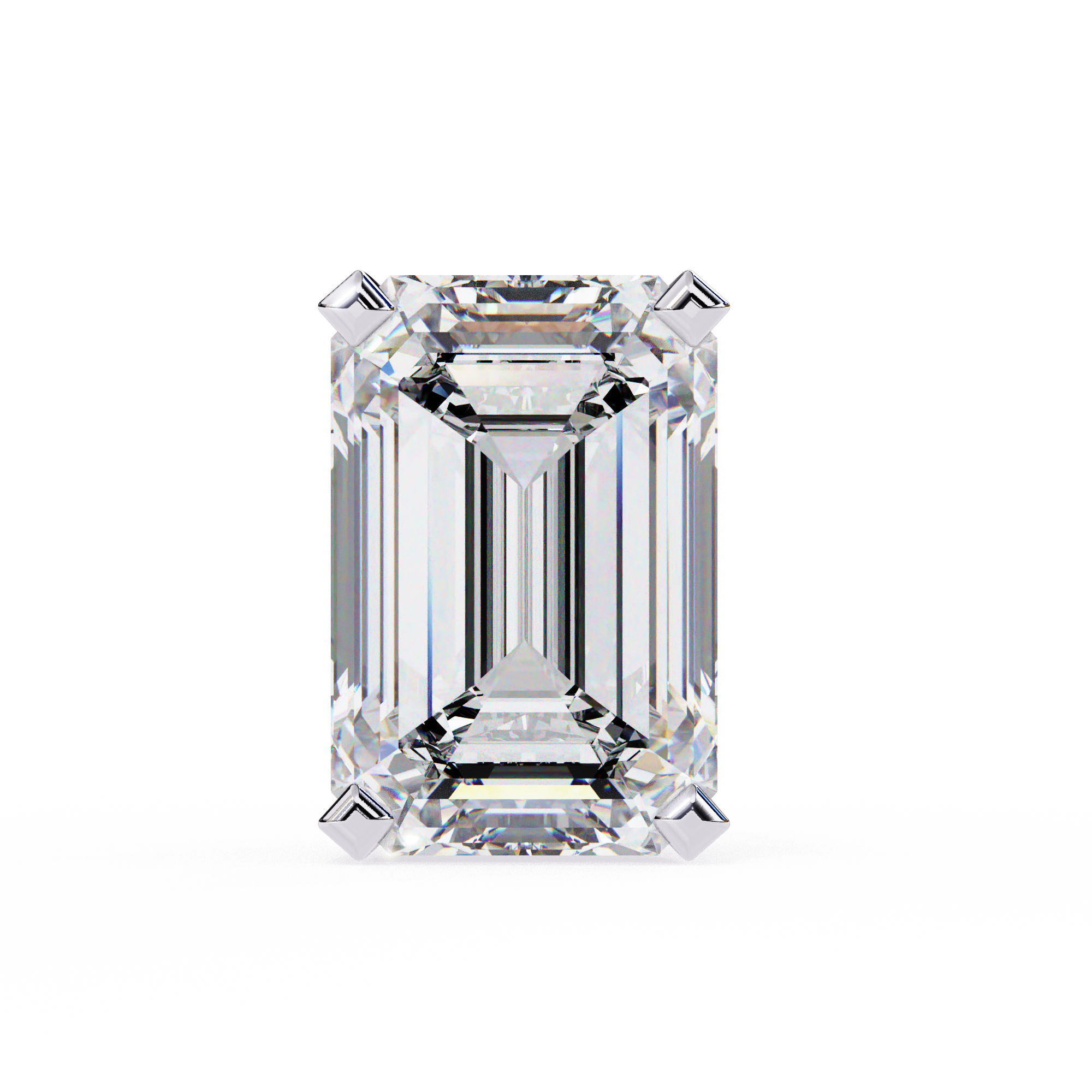 2.39ct Emerald Cut Diamond Studs | Solitairekart