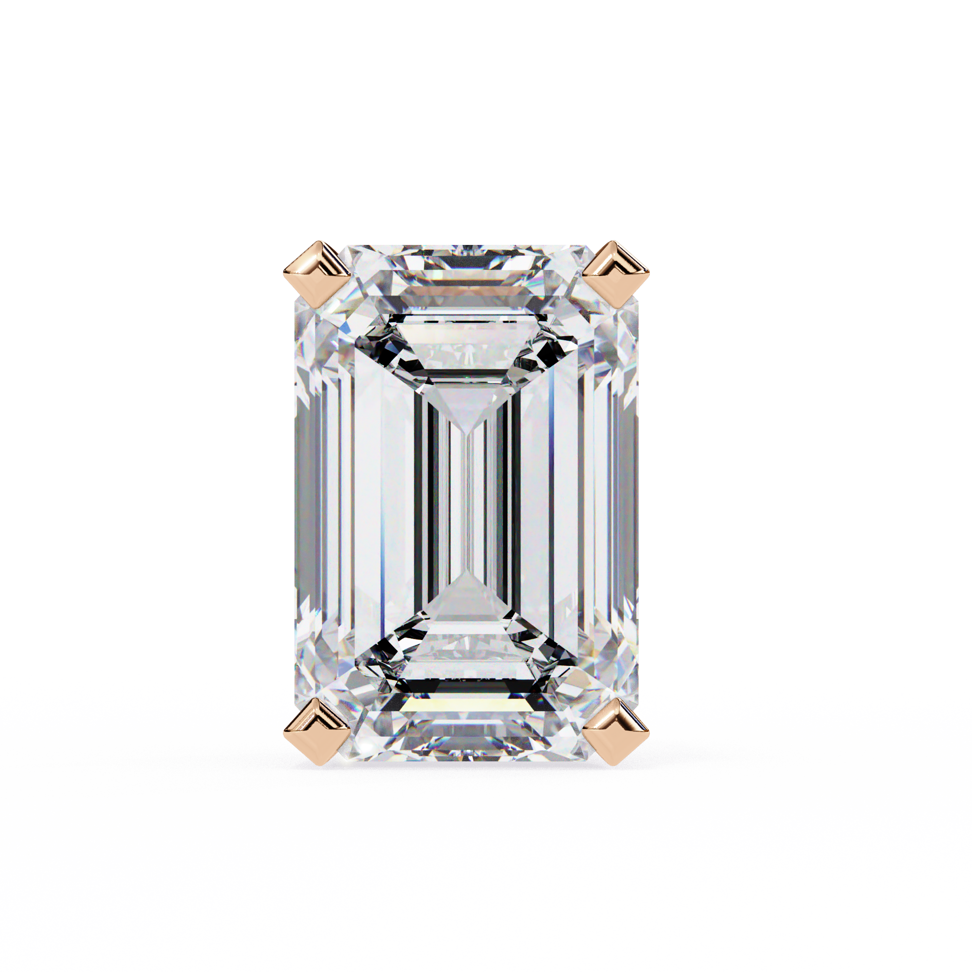 2.39ct Emerald Cut Diamond Studs | Solitairekart