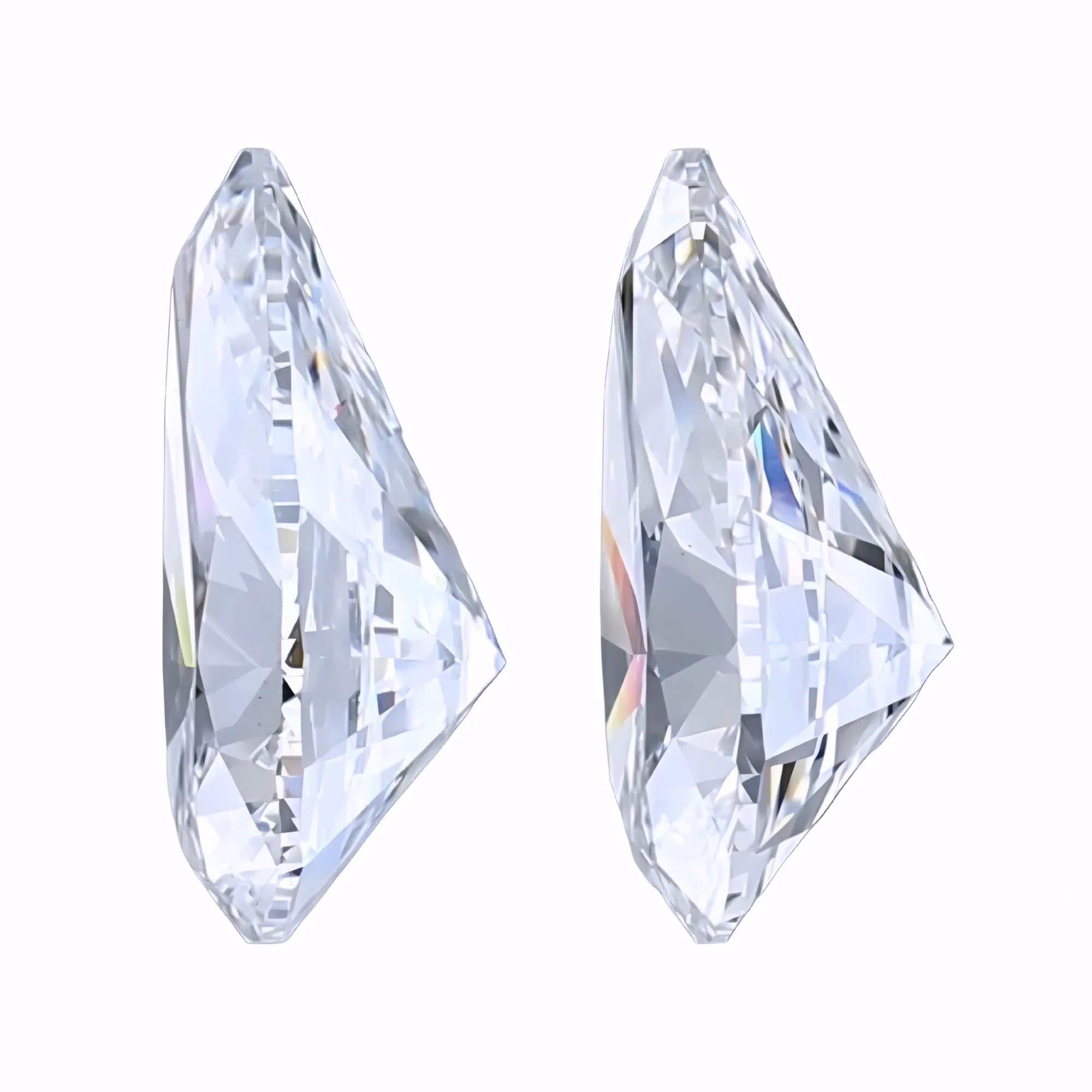 Solitairekart 2+2 Carat F Color, VS1 Clarity Combo Lab Grown Diamond For Studs