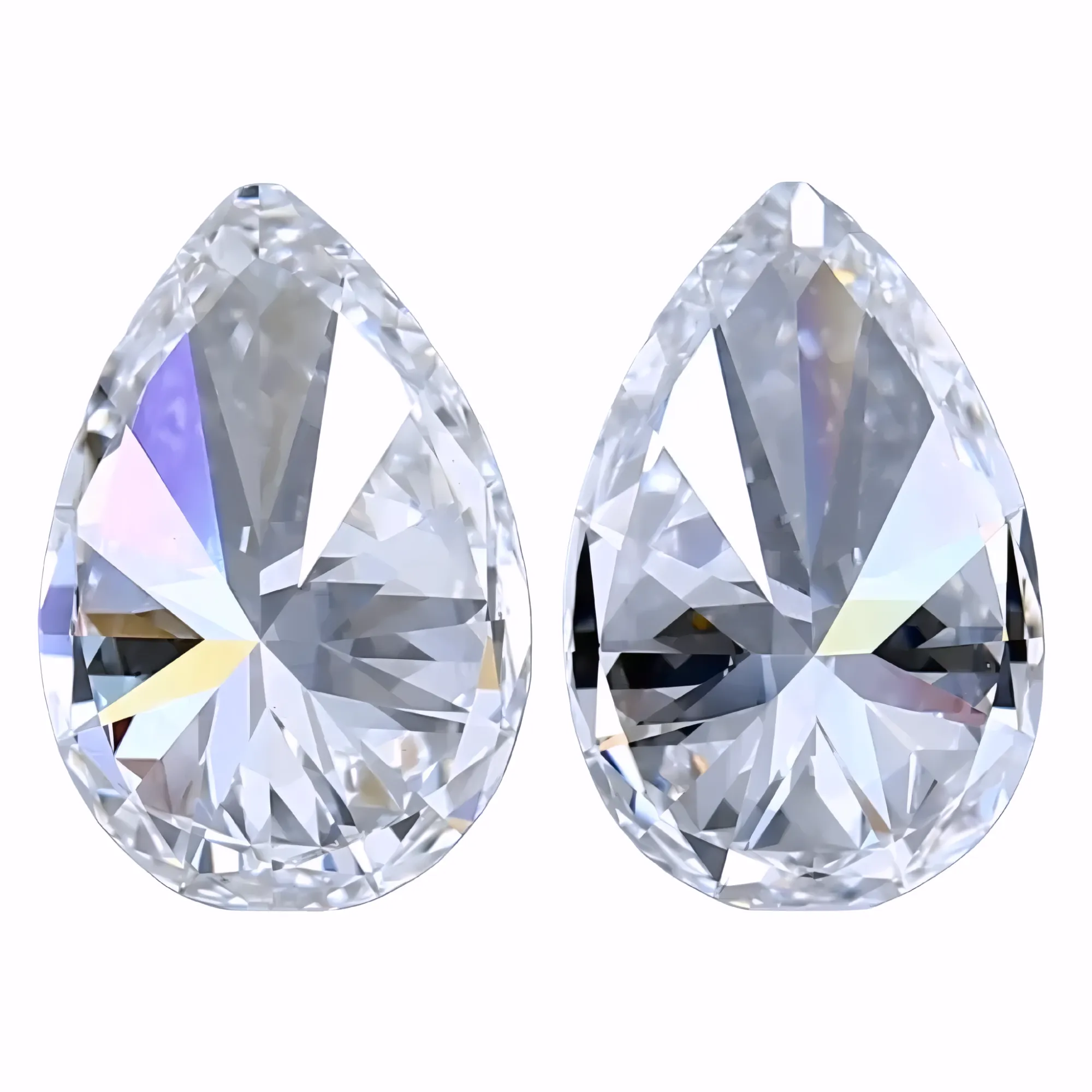 Solitairekart 2+2 Carat F Color, VS1 Clarity Combo Lab Grown Diamond For Studs