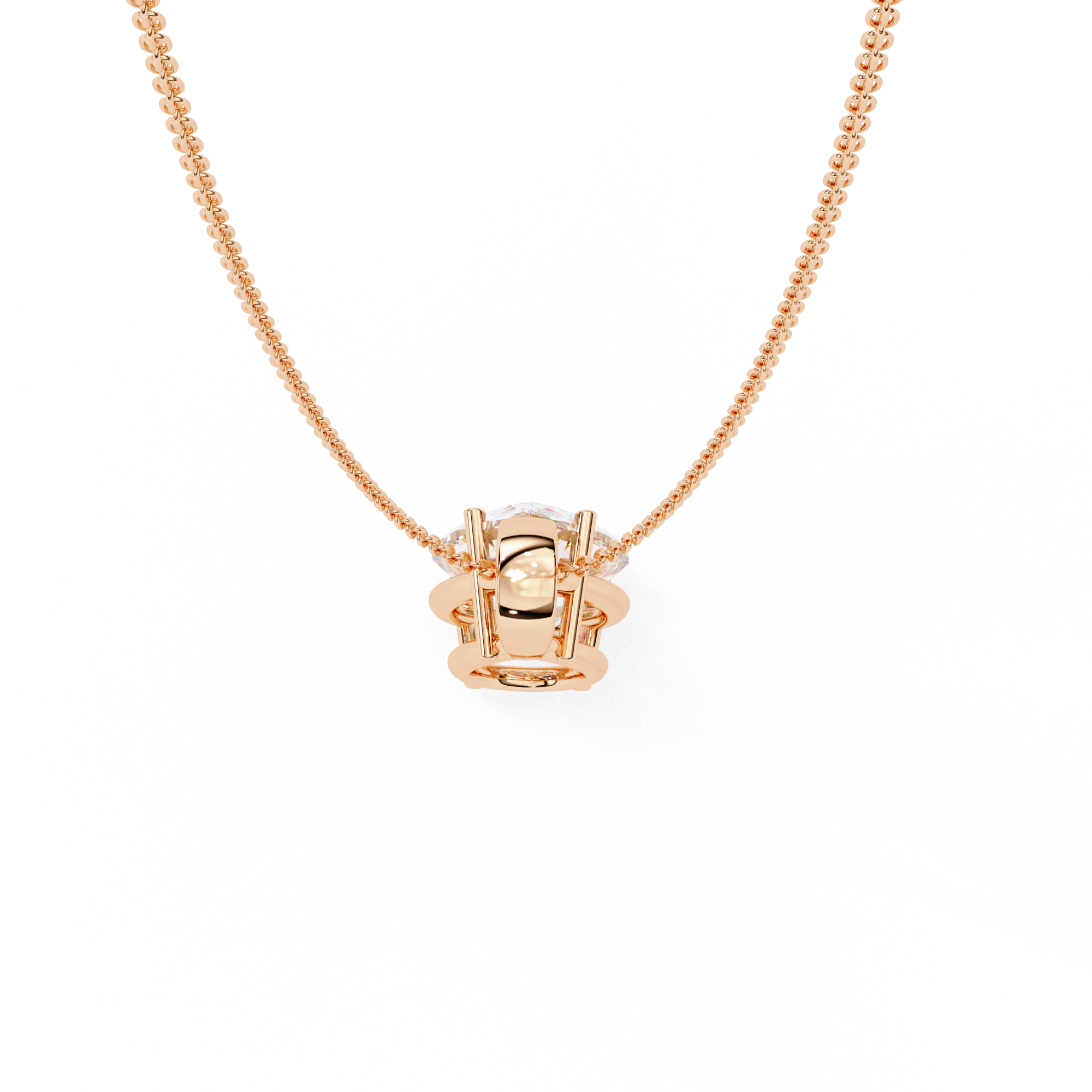 2.06 Carat Pear Shape Lab-Grown Diamond Pendant Necklace – E Color VVS2 Clarity