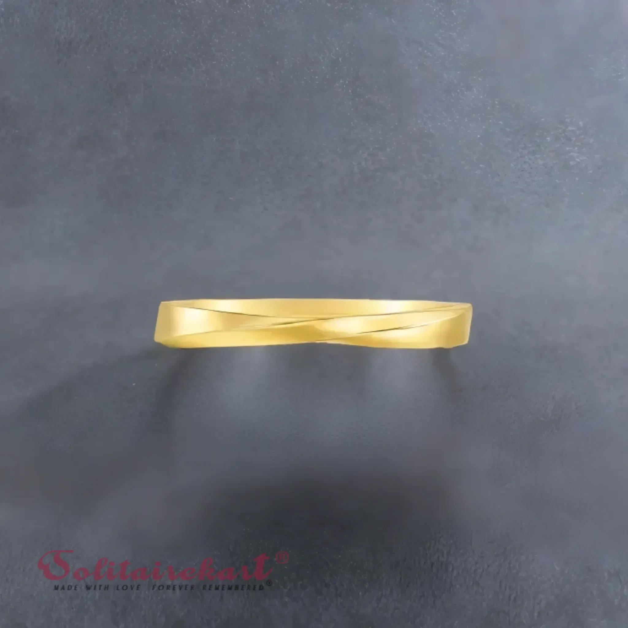 14K 1.72Grams Gold Couple Rings – Elegant Band Design
