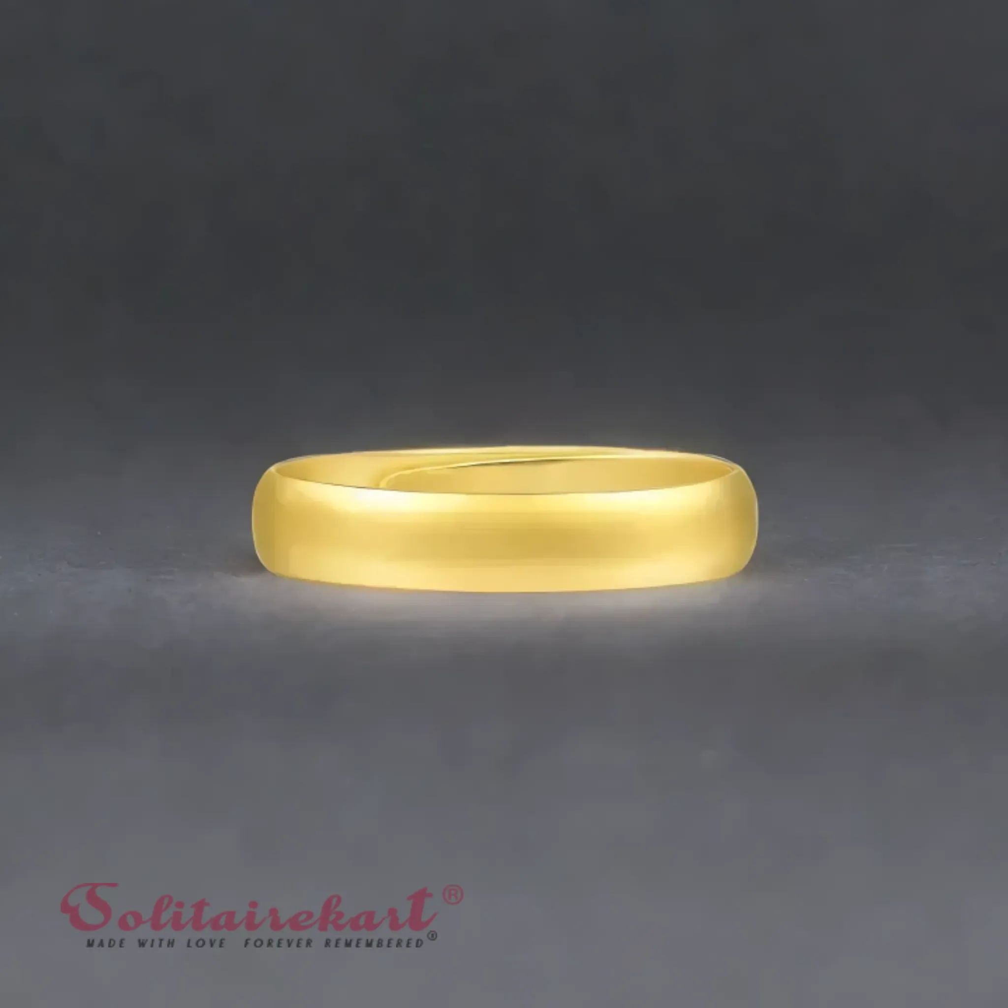 14K 11.57Grams Gold Couple Rings – Elegant Band Design