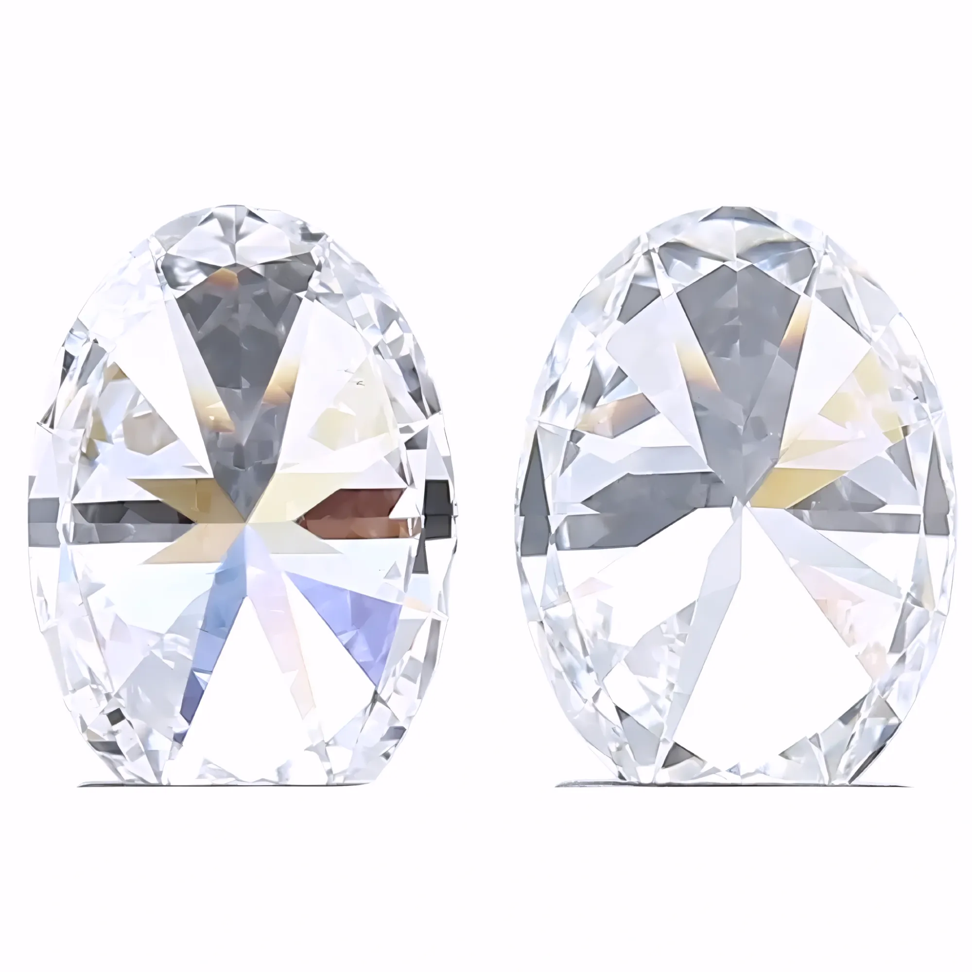 Solitairekart 2+2 Carat E Color, VS1 Clarity Combo Lab Grown Diamond For Studs
