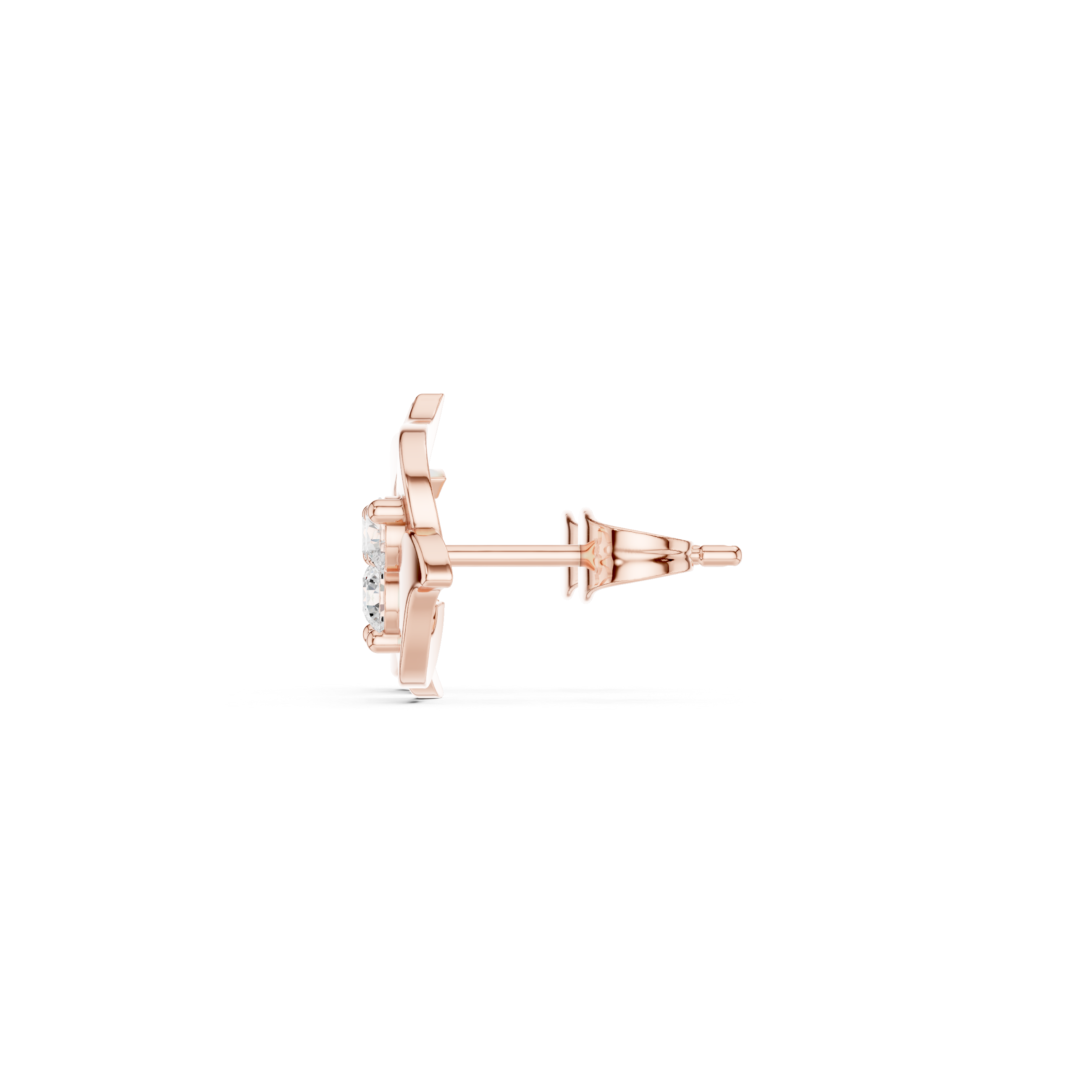 0.39ct Natural Diamond Stud Earrings – EF Color, VS Clarity