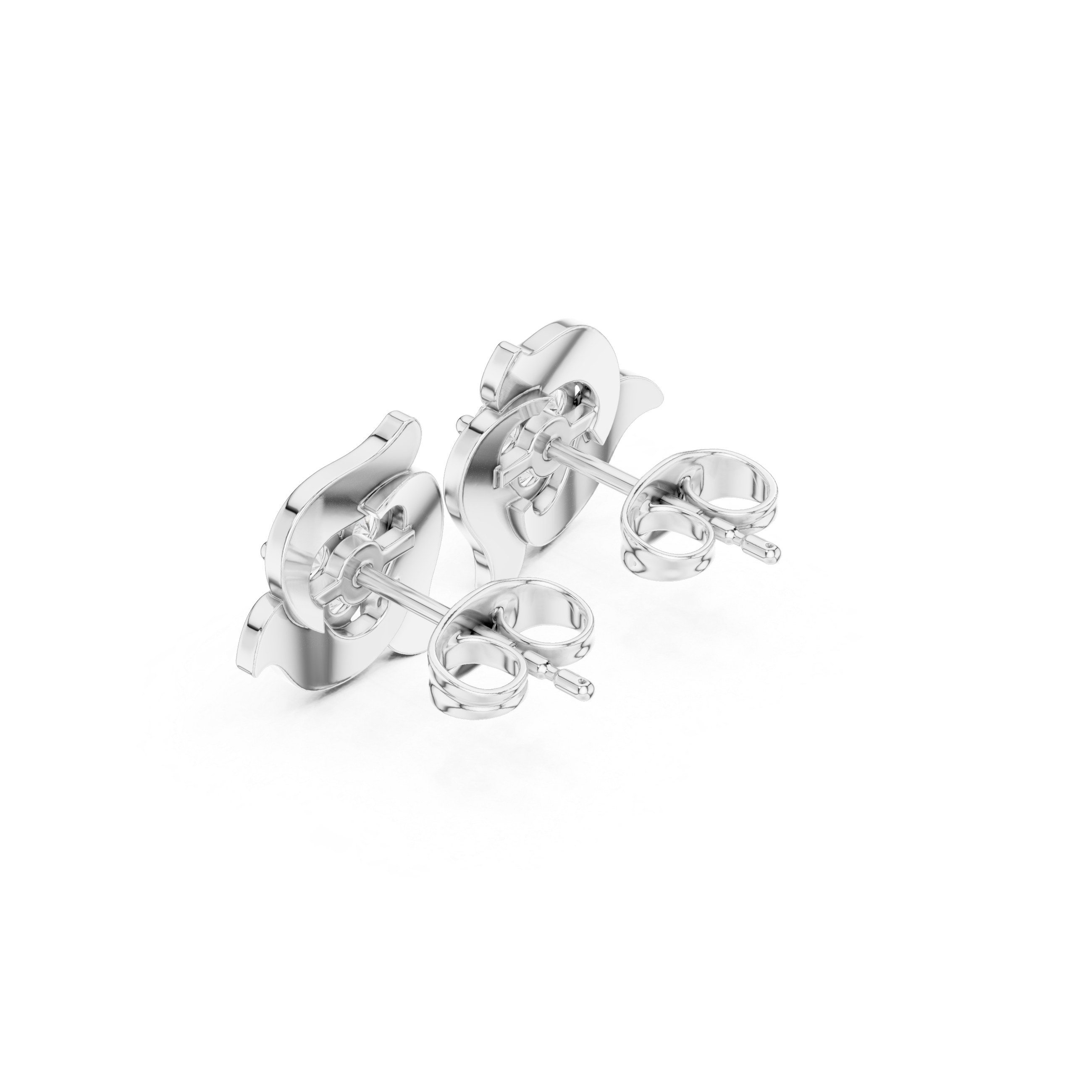 0.39ct Natural Diamond Stud Earrings – EF Color, VS Clarity