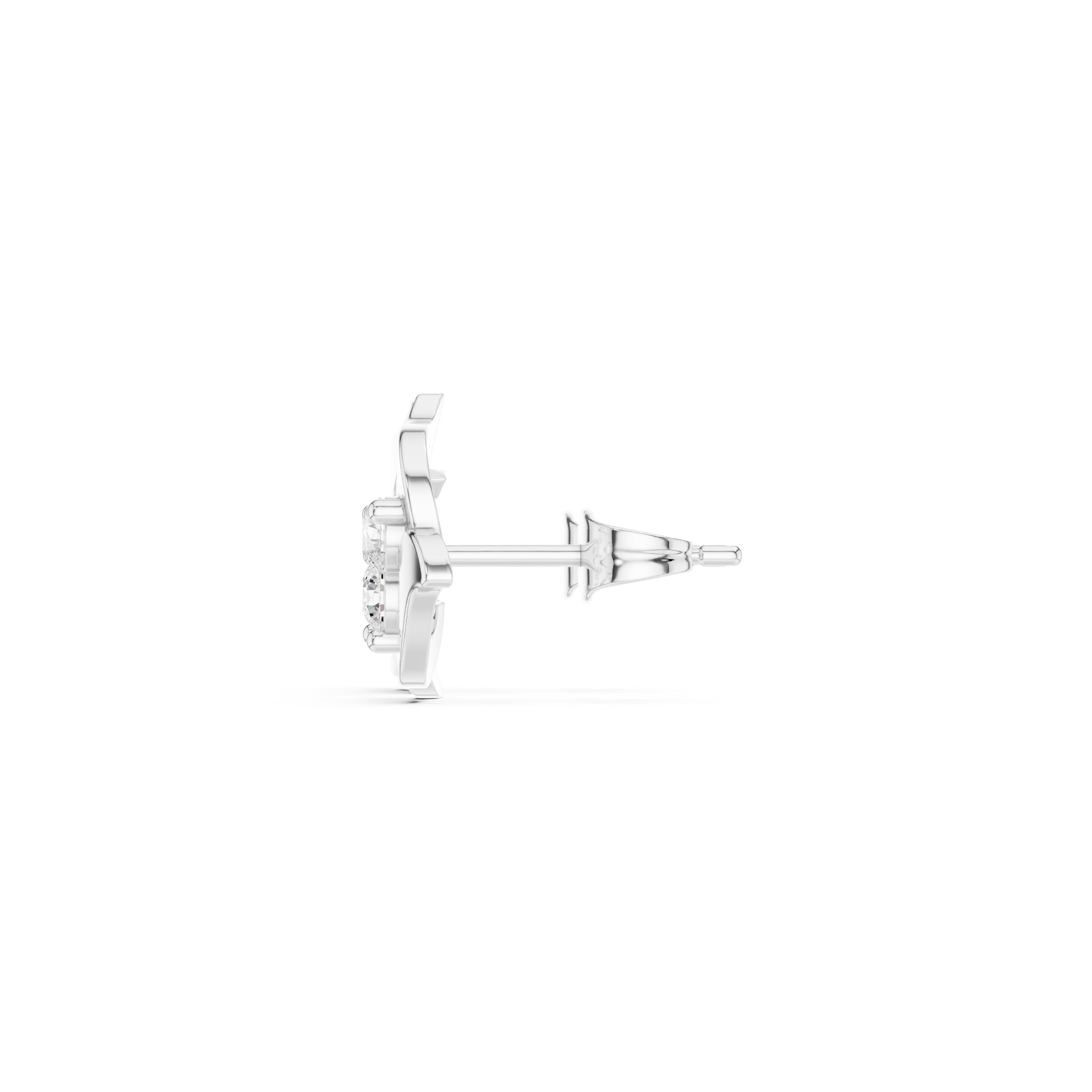 0.39ct Natural Diamond Stud Earrings – EF Color, VS Clarity