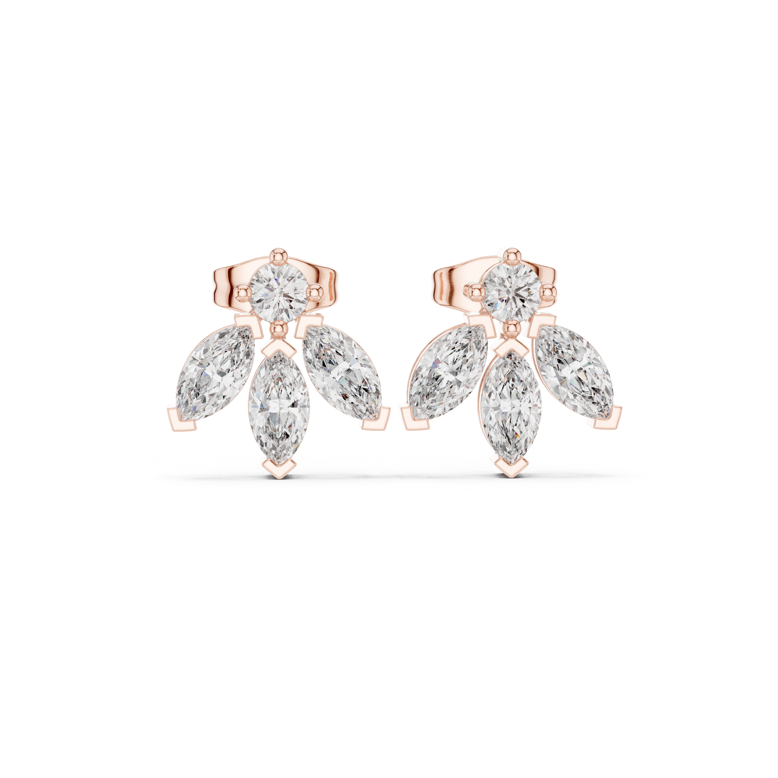 Elegant 1.58ct EF/VS Natural Diamond Drops – Round & Oval Cut