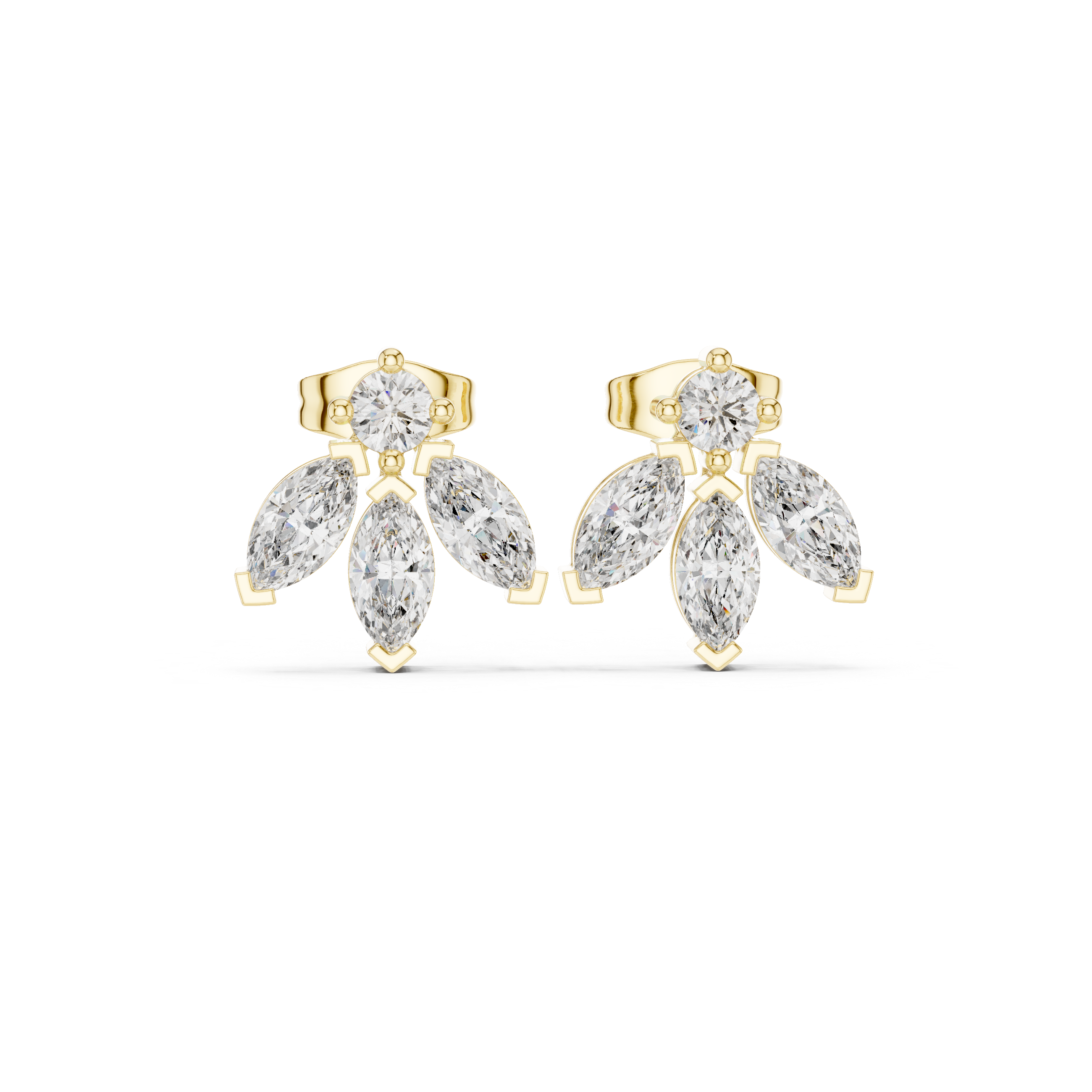 Elegant 1.58ct EF/VS Natural Diamond Drops – Round & Oval Cut