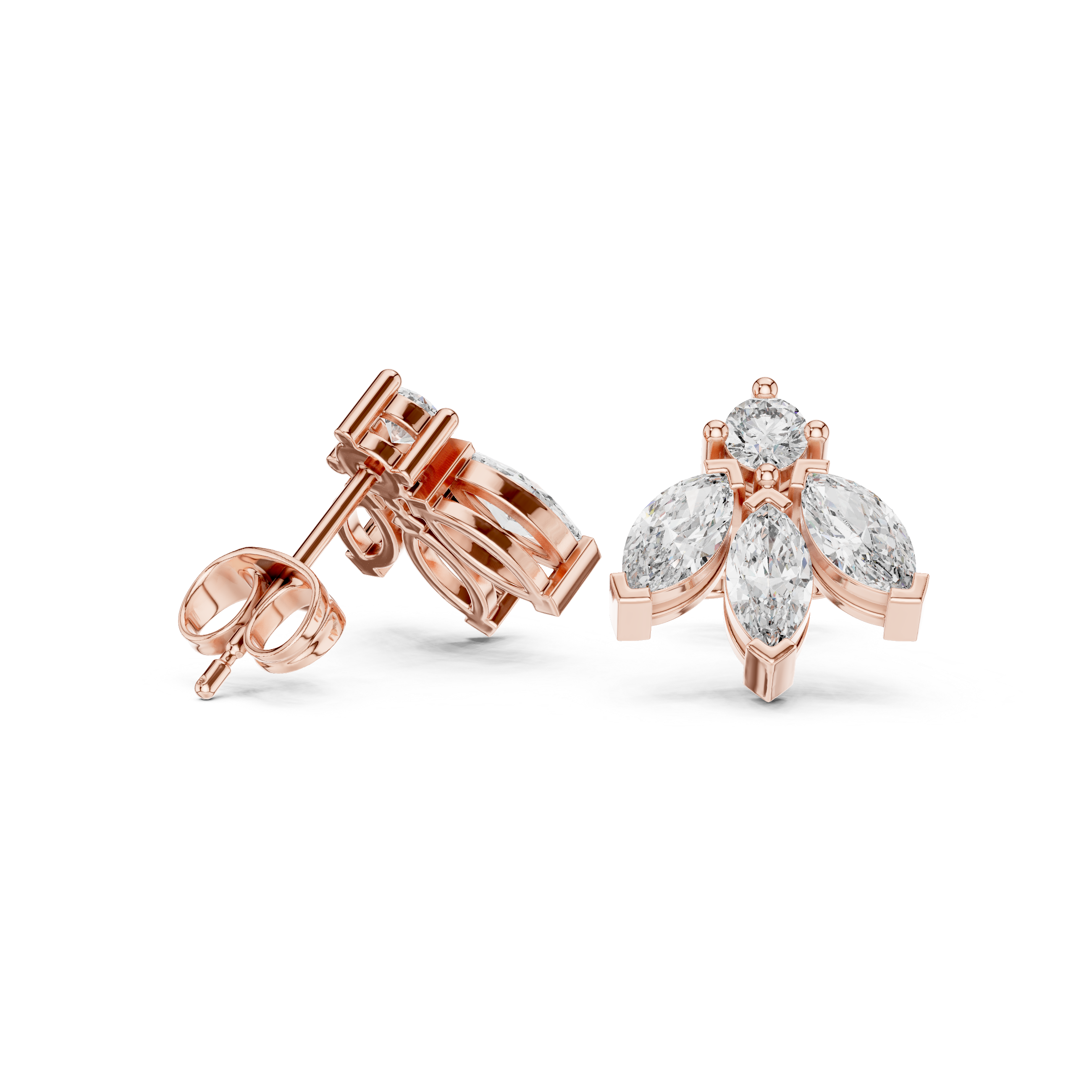 Elegant 1.58ct EF/VS Natural Diamond Drops – Round & Oval Cut