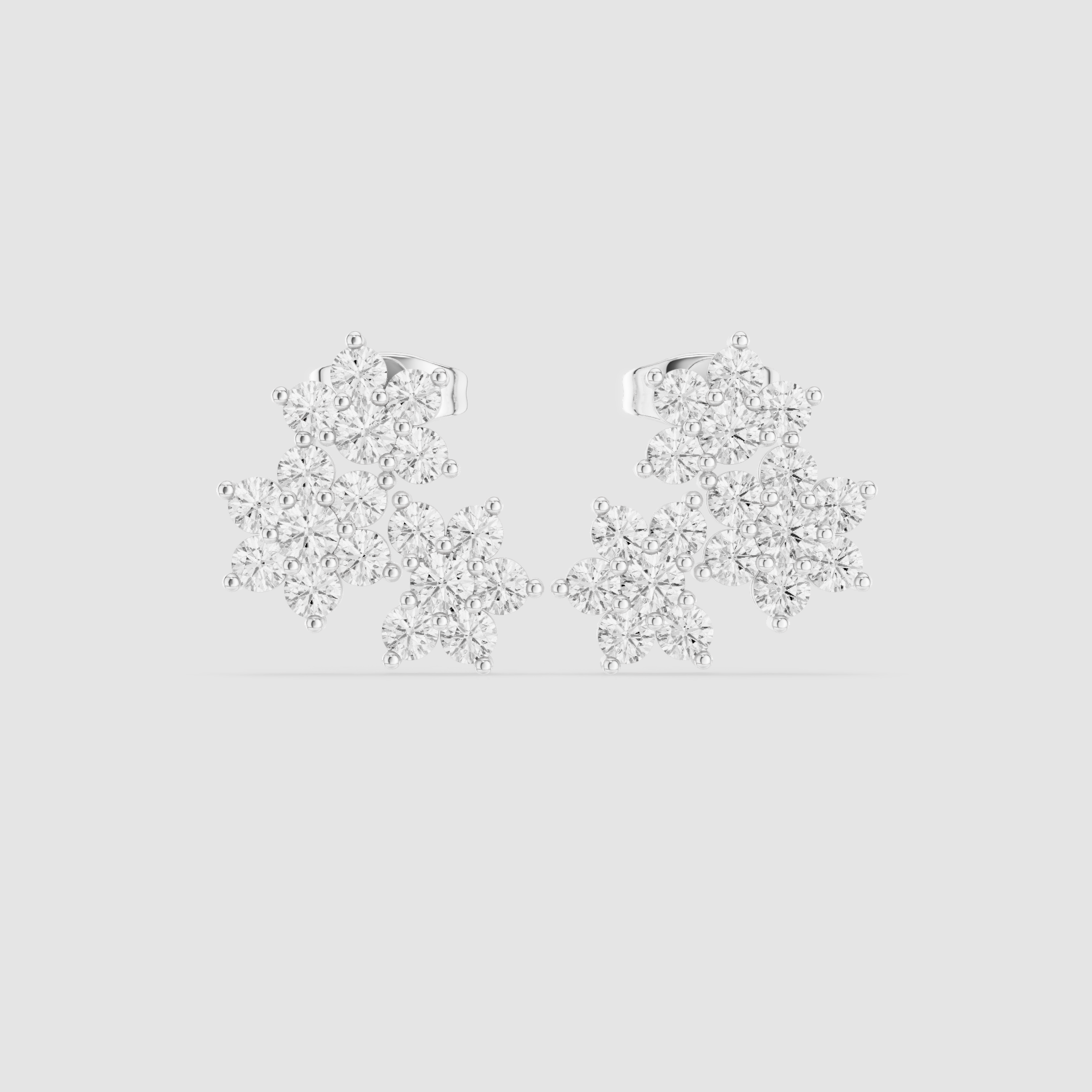 1.74ct Natural Diamond Stud Earrings – EF/VS Premium Sparkle