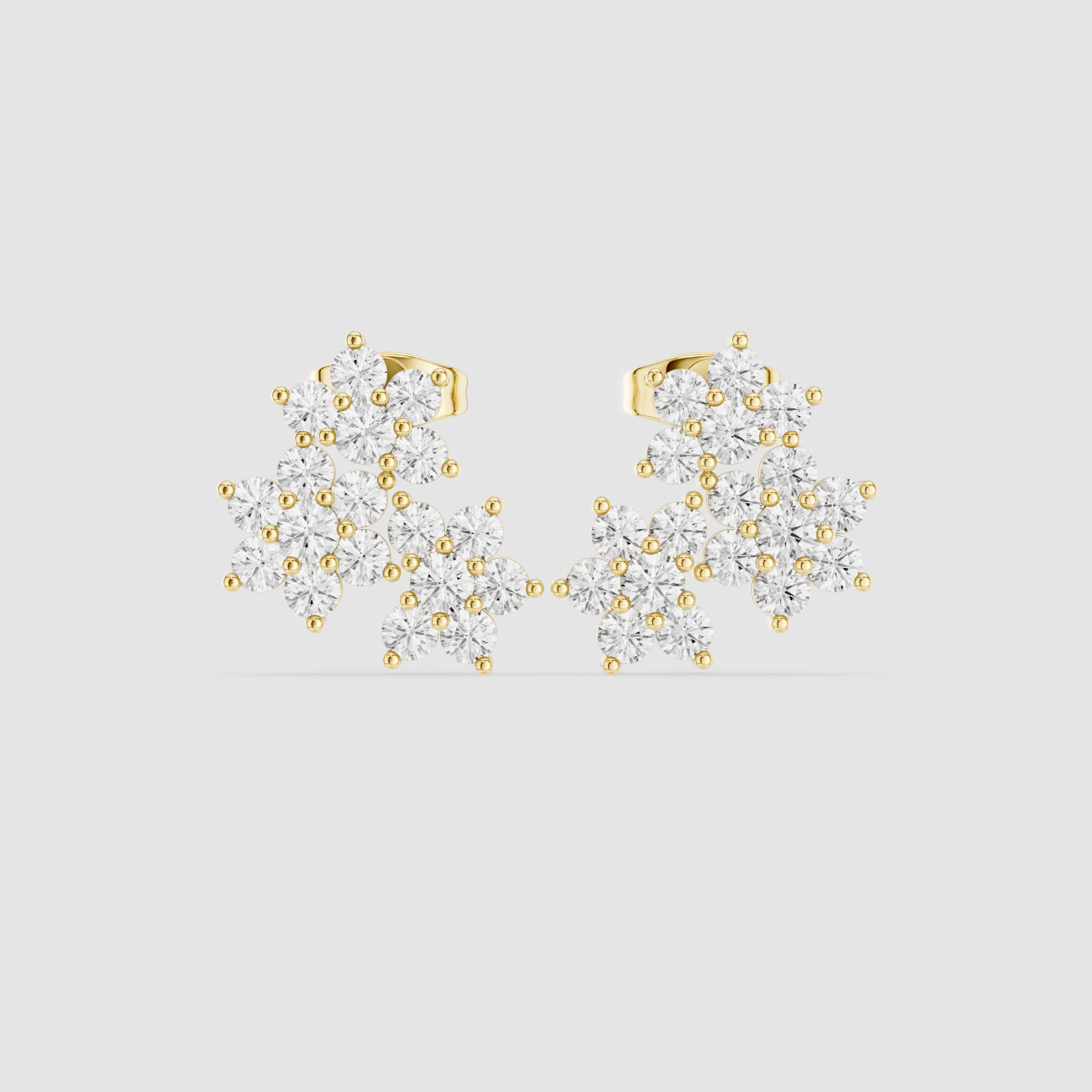 1.74ct Natural Diamond Stud Earrings – EF/VS Premium Sparkle