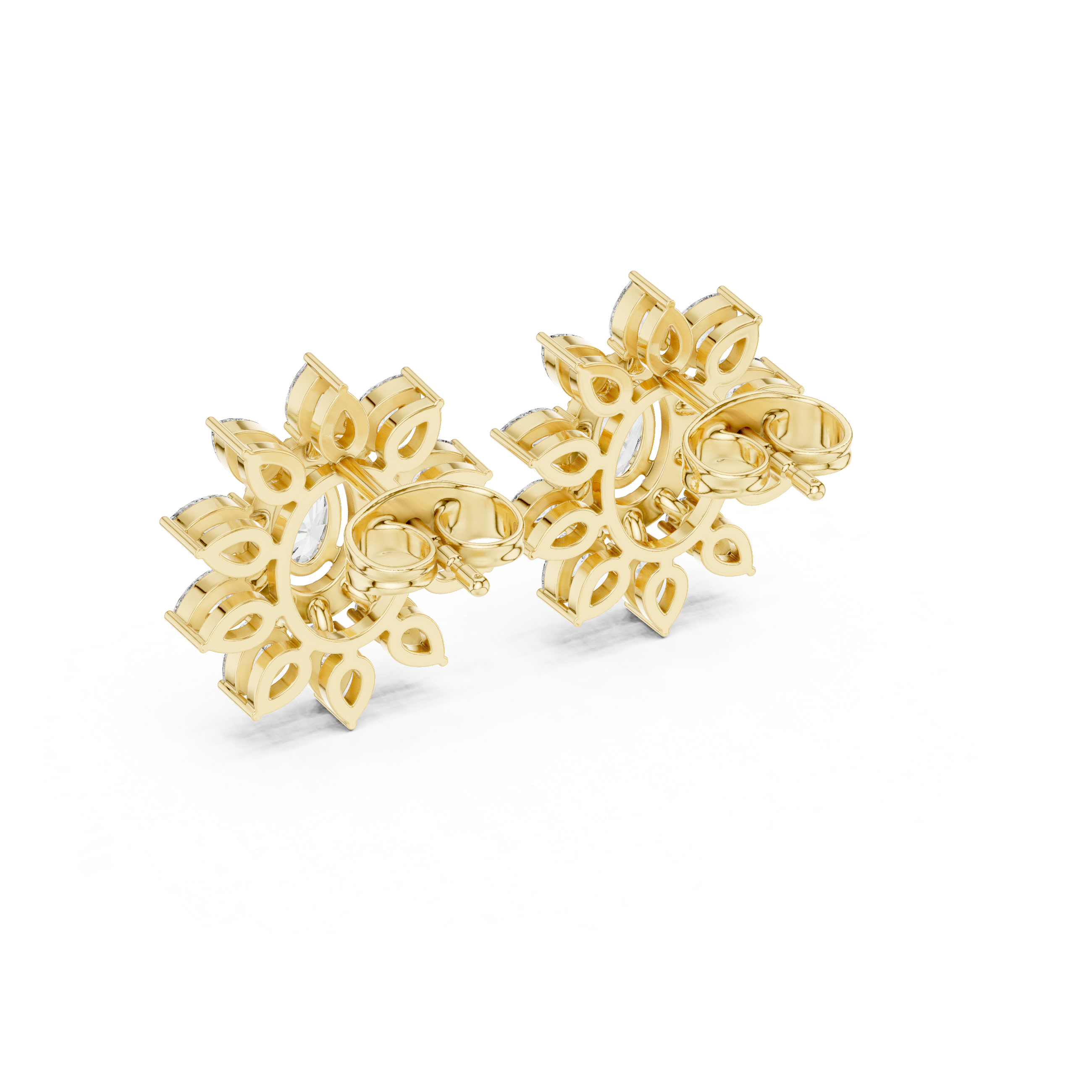 1.5 Carat Natural Diamond Multi-Shape Stud Earrings – H Color, VS1 Clarity