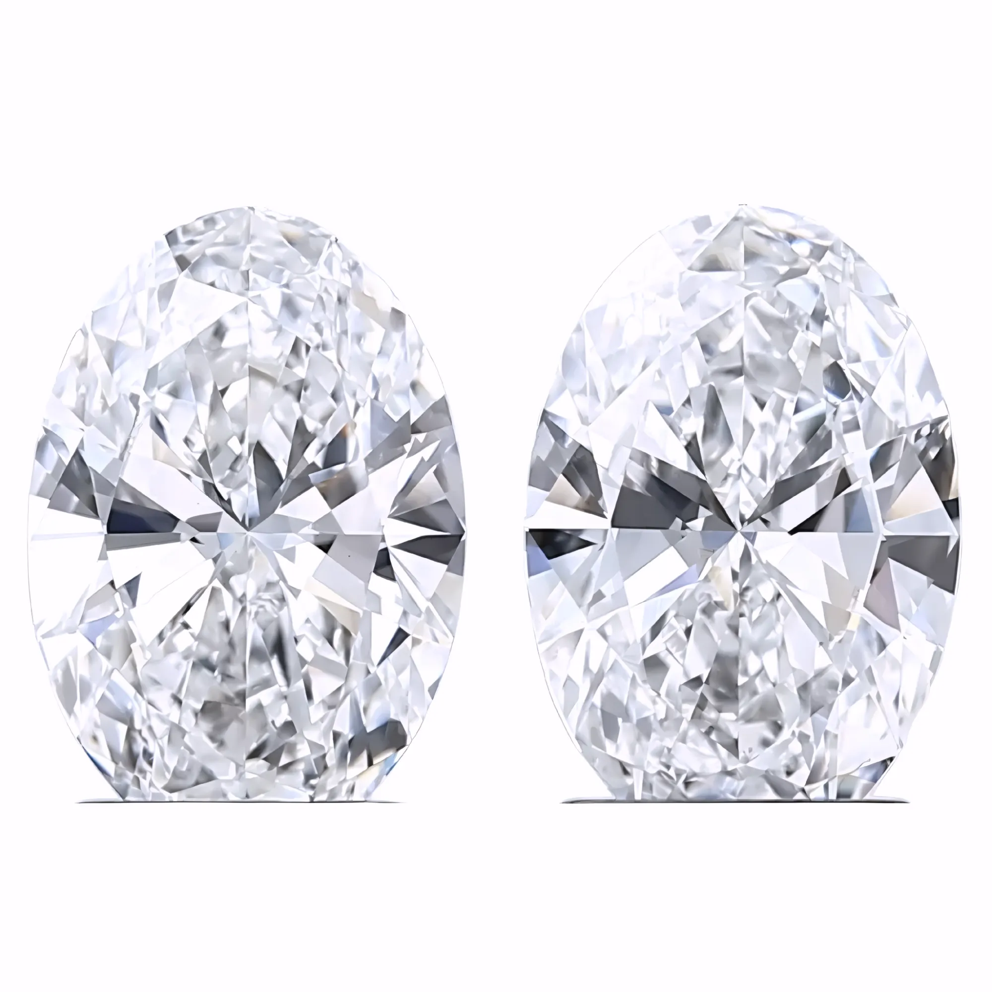 Solitairekart 2+2 Carat D Color, VS1 Clarity Combo Lab Grown Diamond For Studs