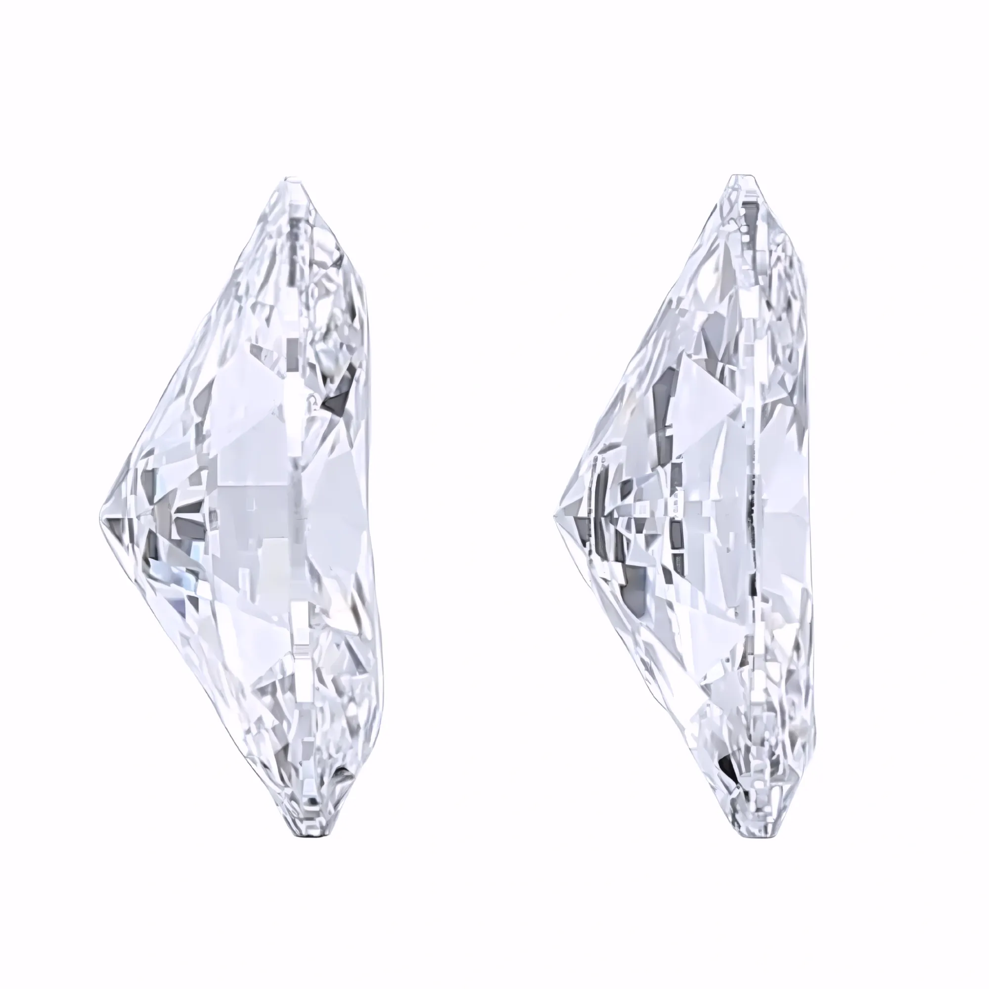Solitairekart 1+1 Carat D Color, VS1 Clarity Combo Lab Grown Diamond For Studs