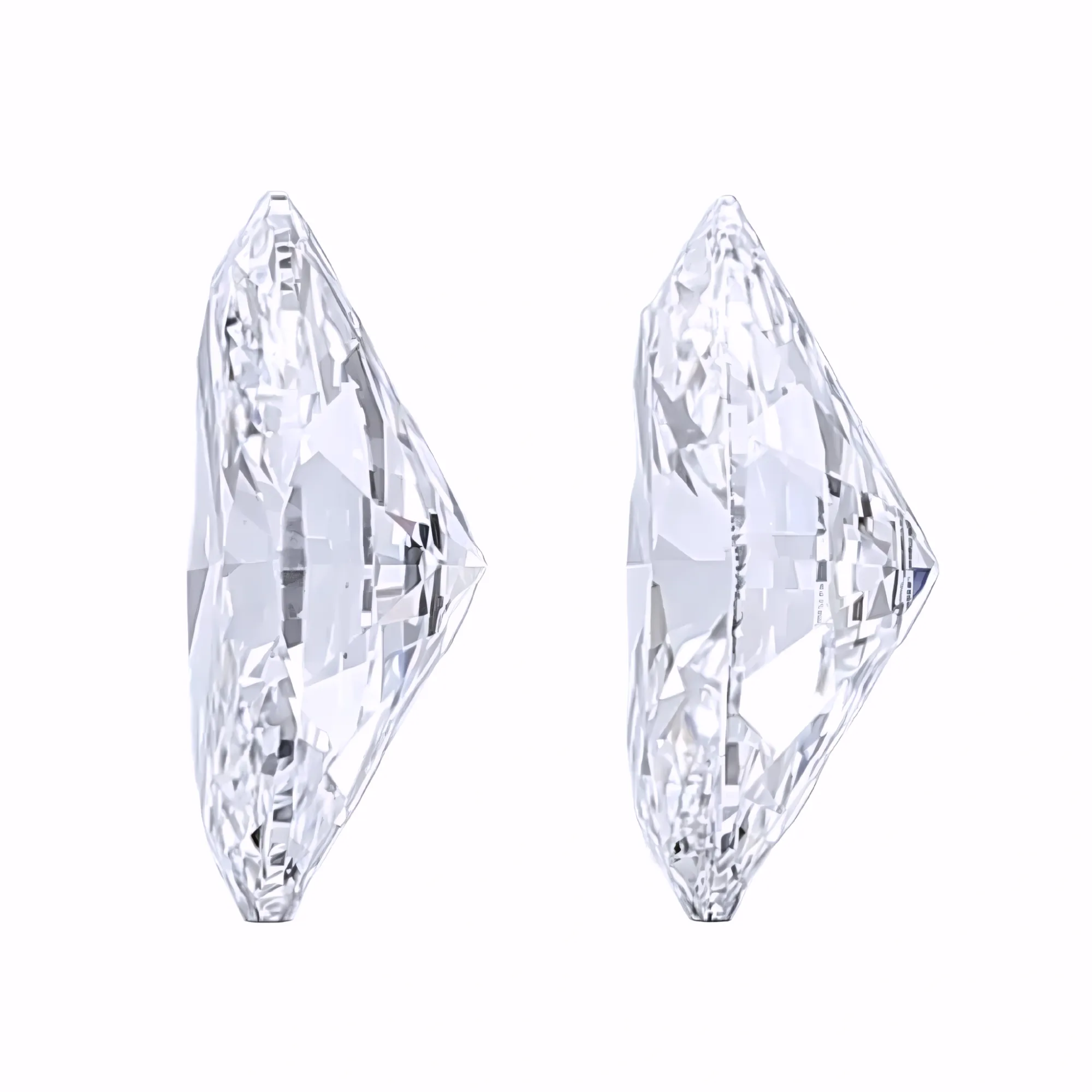 Solitairekart 1+1 Carat D Color, VS1 Clarity Combo Lab Grown Diamond For Studs