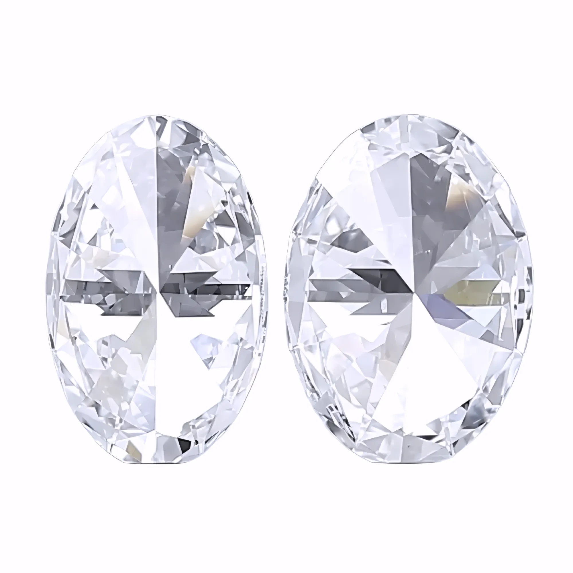 Solitairekart 1+1 Carat D Color, VS1 Clarity Combo Lab Grown Diamond For Studs