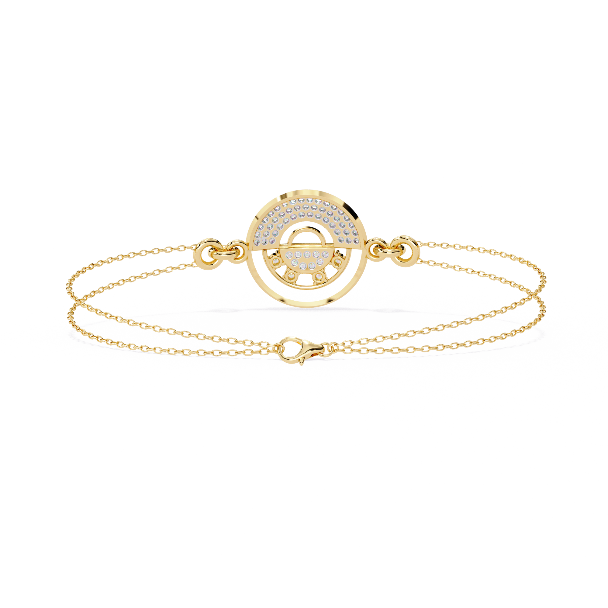 Solitairekart 0.42ct Daily Wear Round Diamond Bracelet-HI Color, VS-SI Clarity