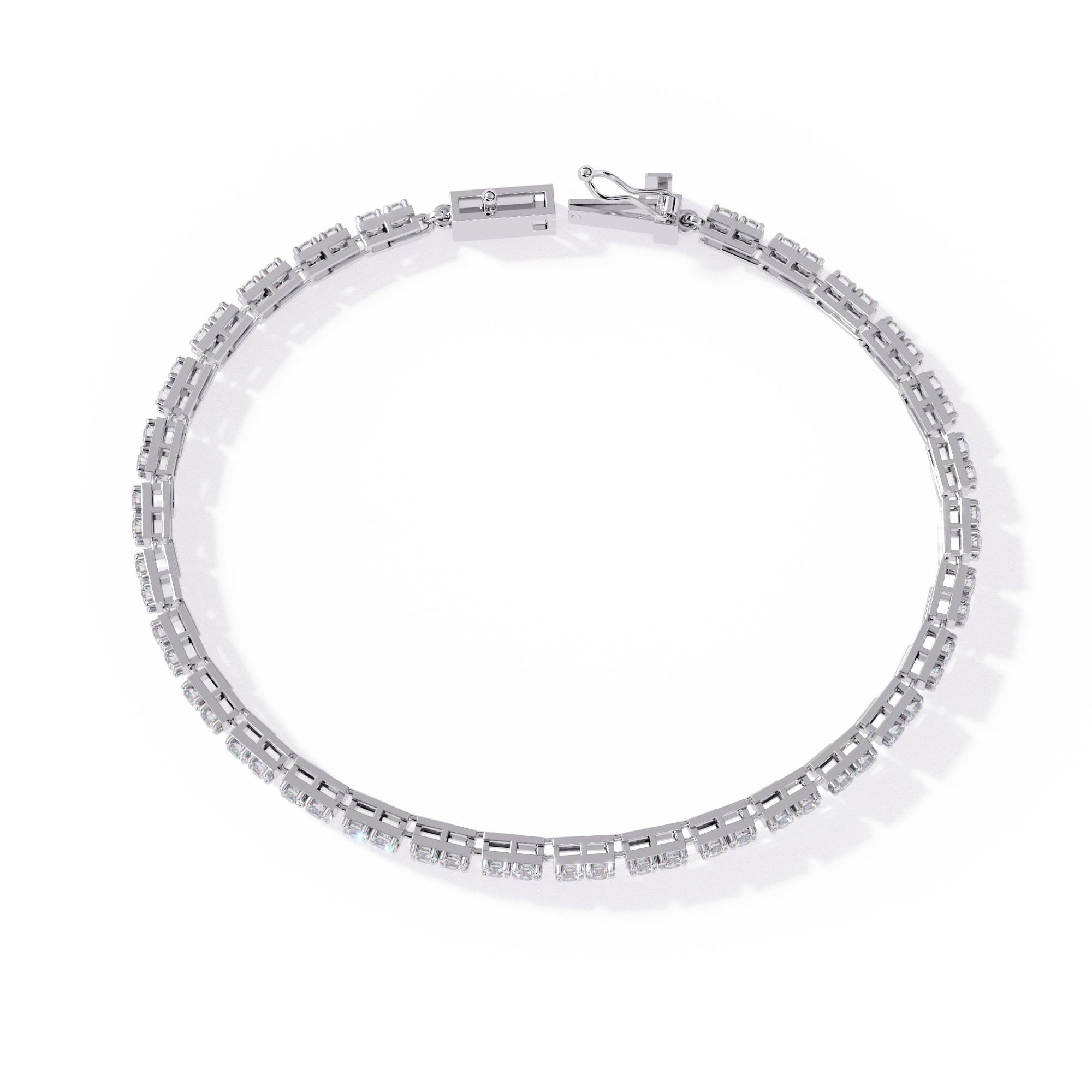 Solitairekart 2.3ct Timeless Natural Diamond Tennis Bracelet-HI Color, VS-SI Clarity