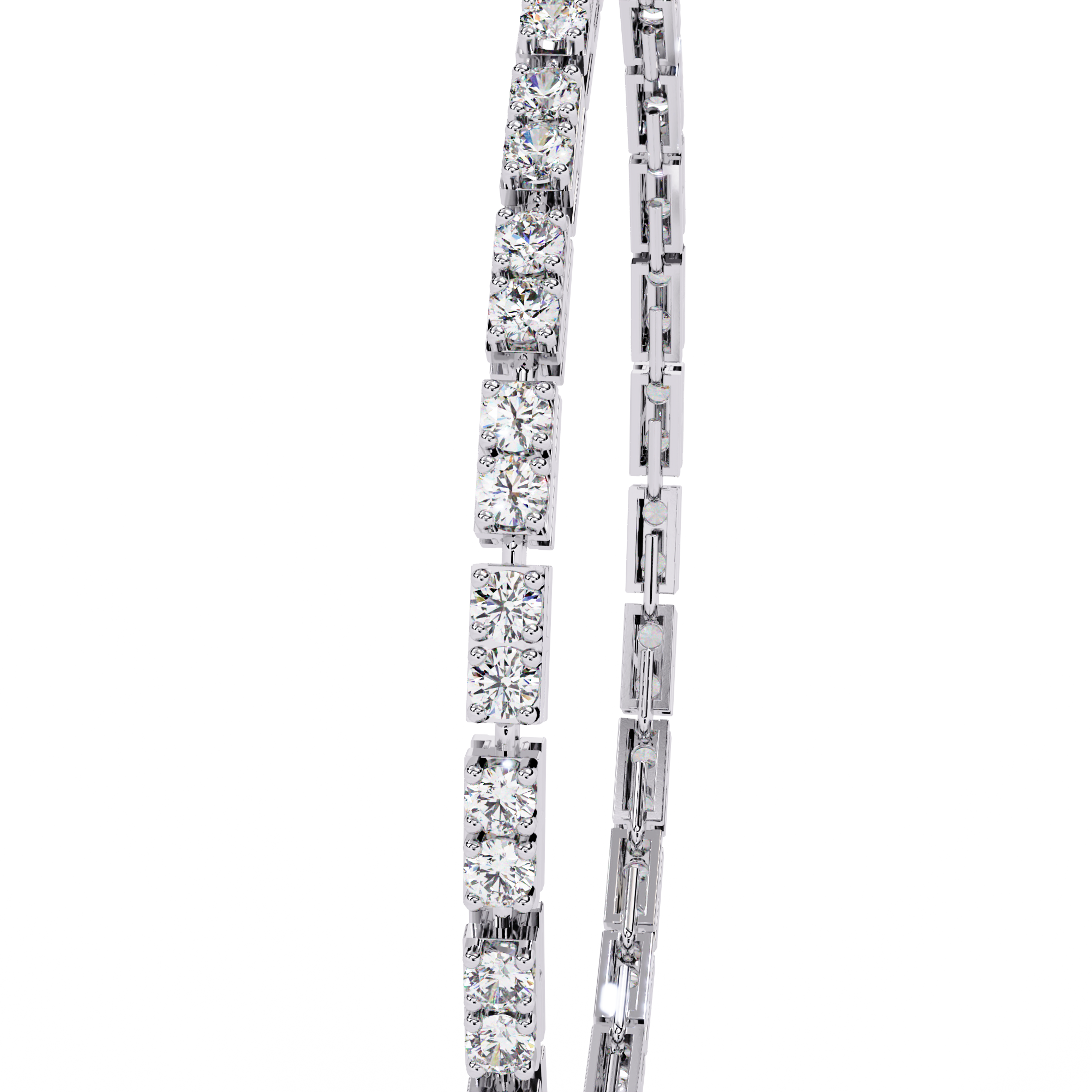 Solitairekart 2.3ct Timeless Natural Diamond Tennis Bracelet-HI Color, VS-SI Clarity