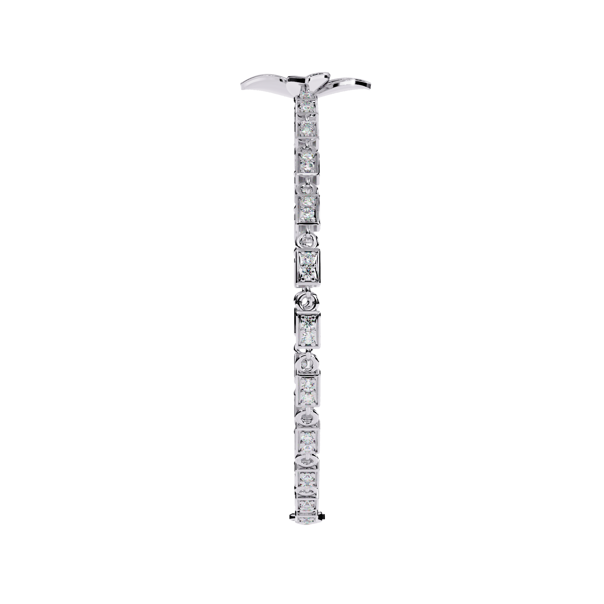 Solitairekart 0.41ct Floral Bloom Natural Diamond Bracelet-HI Color
