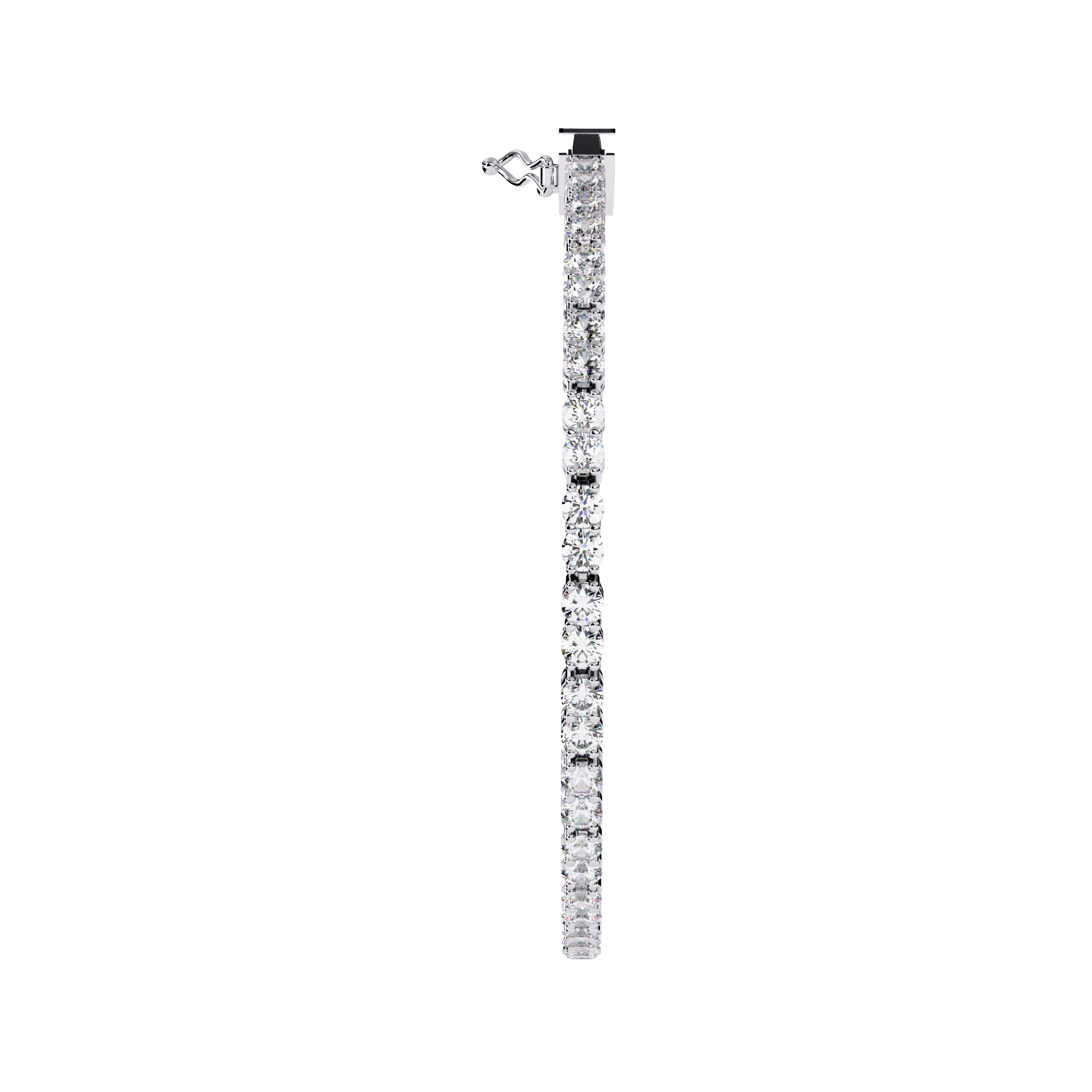 Solitairekart 3.98ct  Natural Diamond Classic Tennis Bracelet-HI Color, VS-SI Clarity
