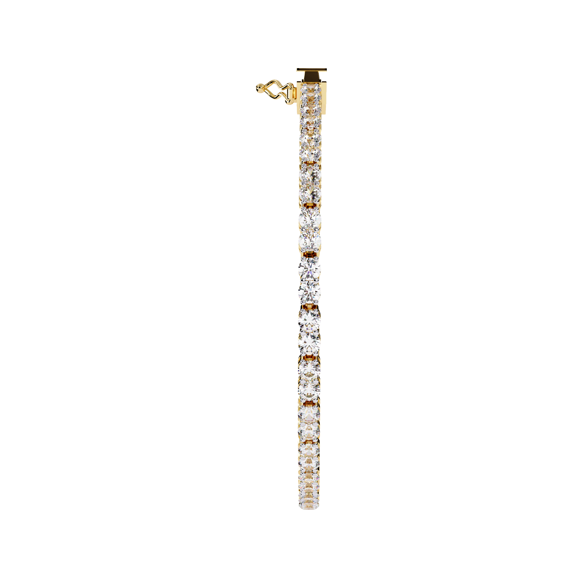 Solitairekart 3.98ct  Natural Diamond Classic Tennis Bracelet-HI Color, VS-SI Clarity