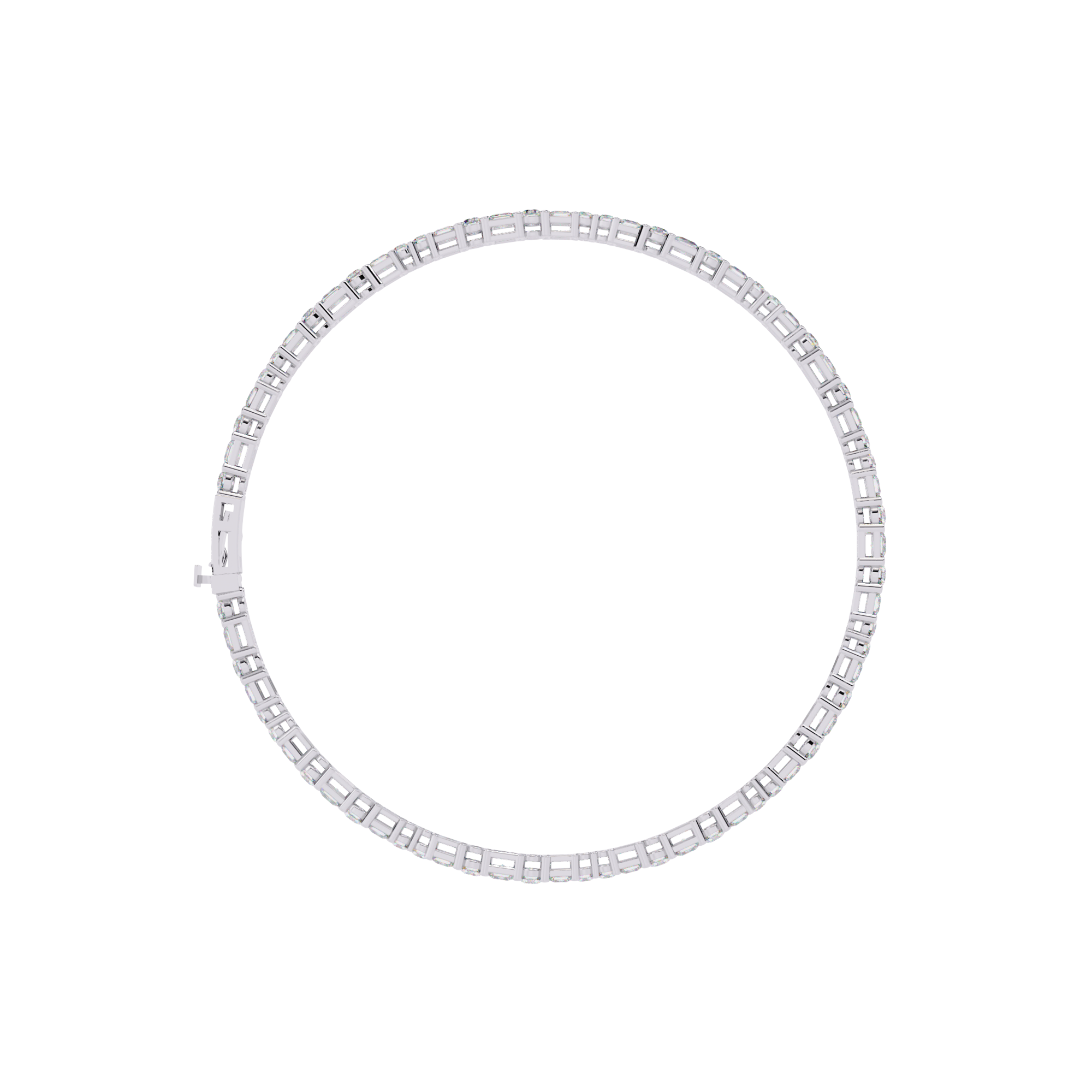 Solitairekart 2.05ct Golden Classic Natural Diamond Tennis Bracelet-HI Color, VS-SI Clarity