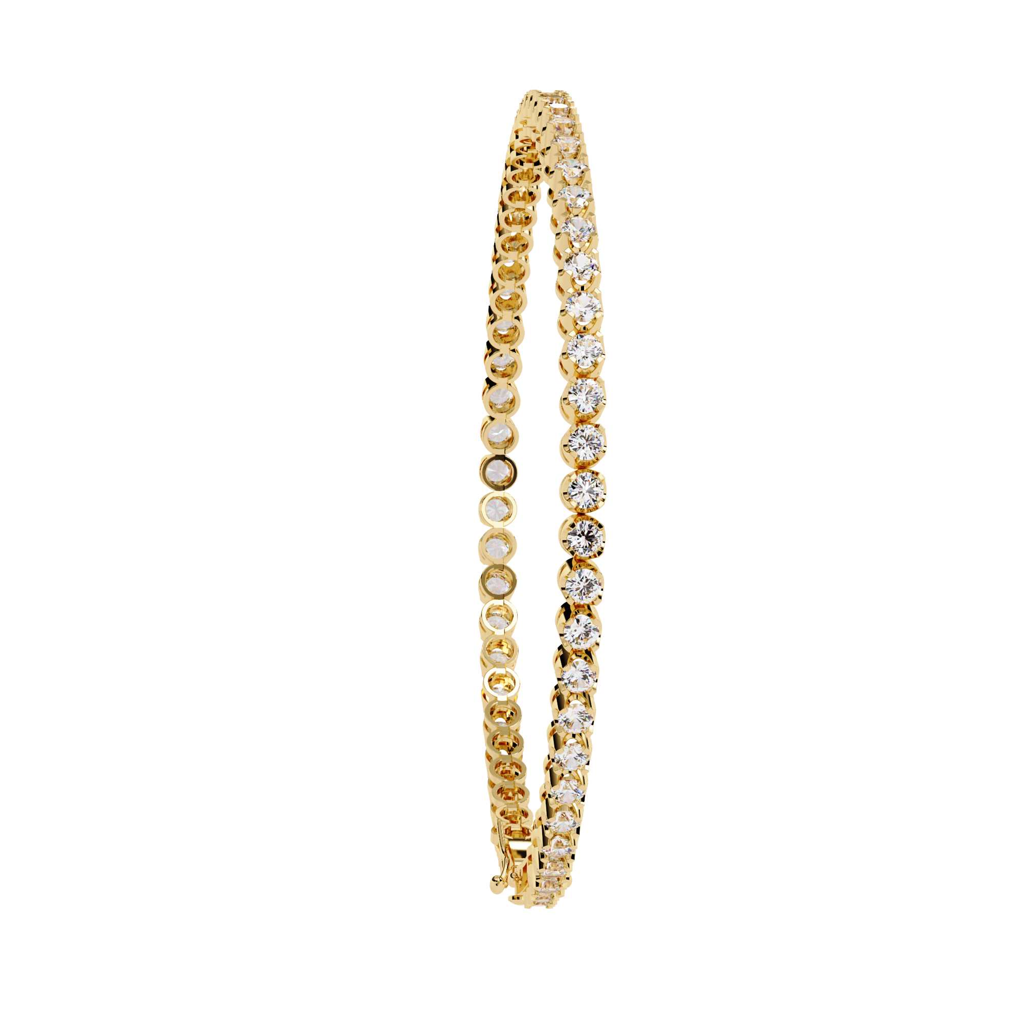 Solitairekart 2.62ct Lab Grown Diamond Tennis Bracelet