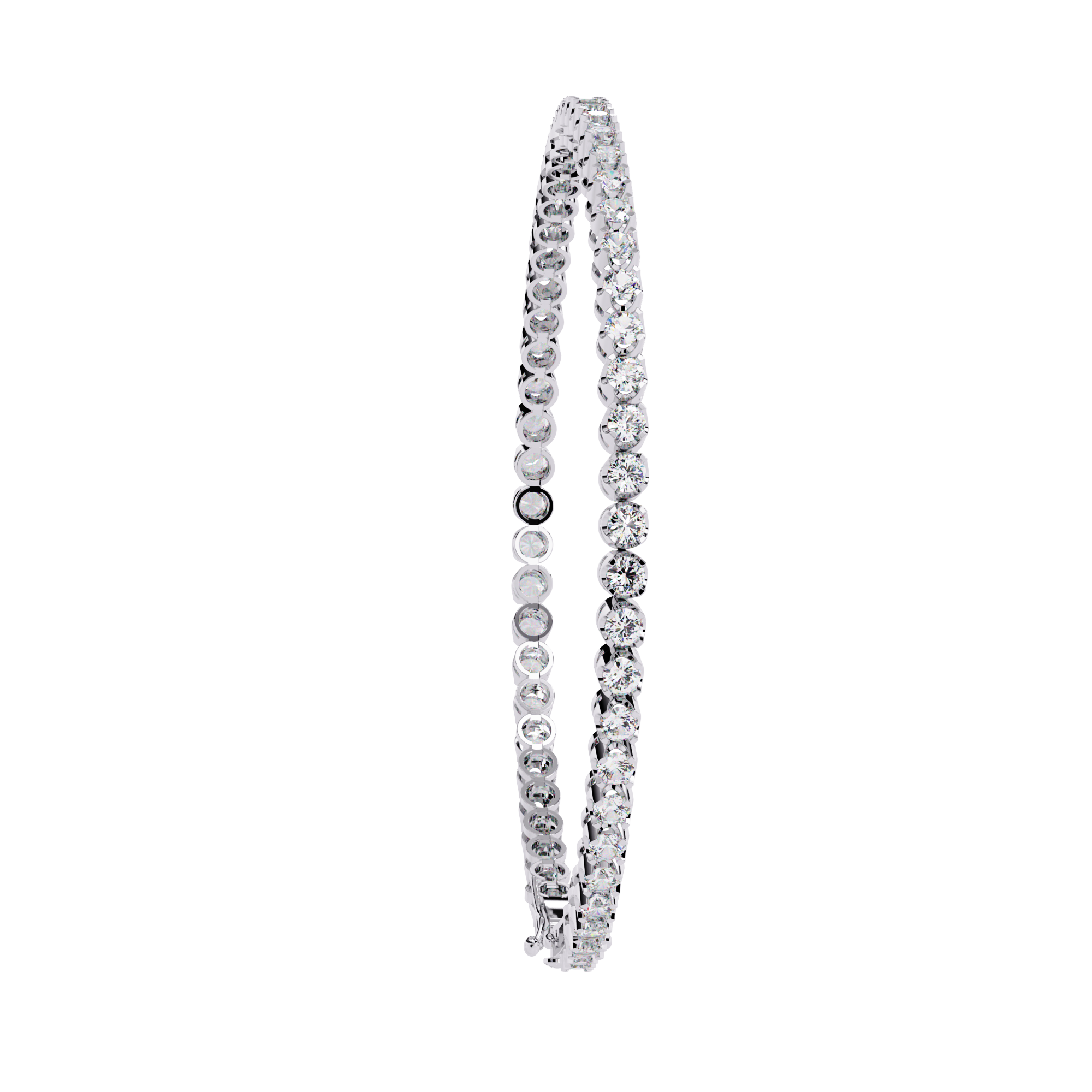 Solitairekart 2.62ct Lab Grown Diamond Tennis Bracelet