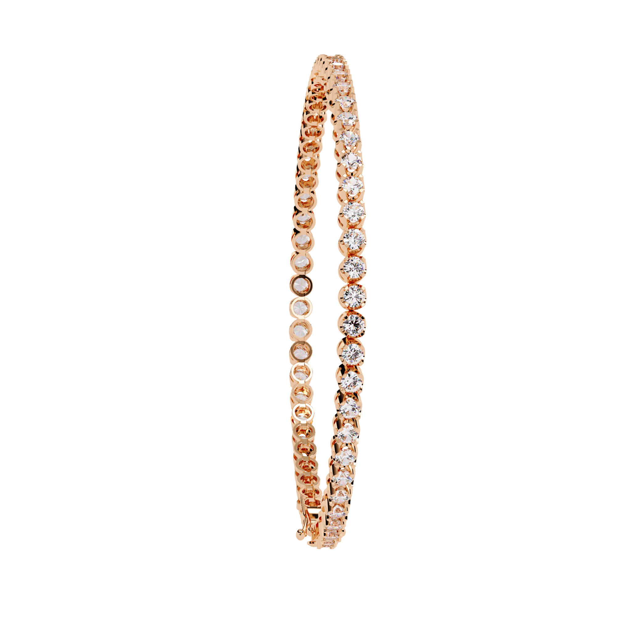Solitairekart 2.62ct Lab Grown Diamond Tennis Bracelet
