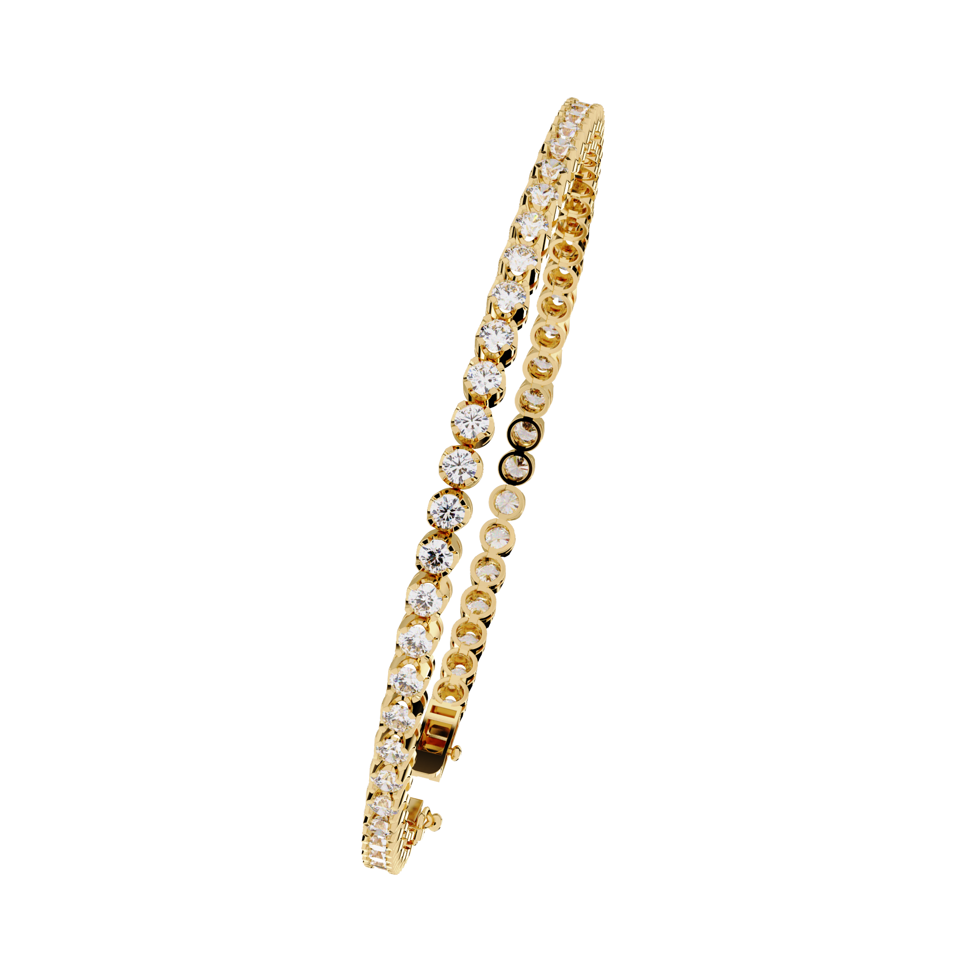 Solitairekart 2.62ct Natural Diamond Tennis Bracelet-HI Color, VS-SI Clarity