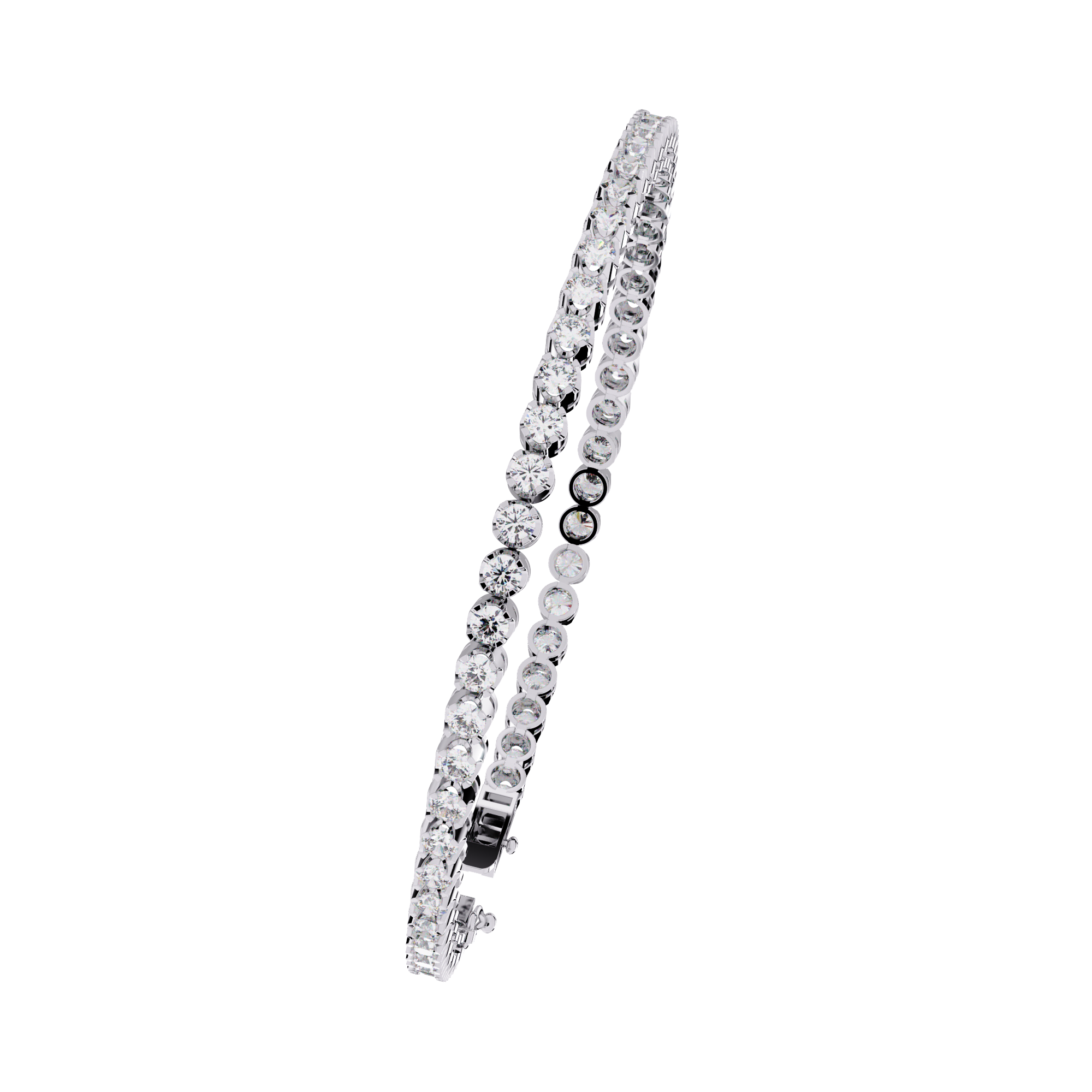 Solitairekart 2.62ct Lab Grown Diamond Tennis Bracelet