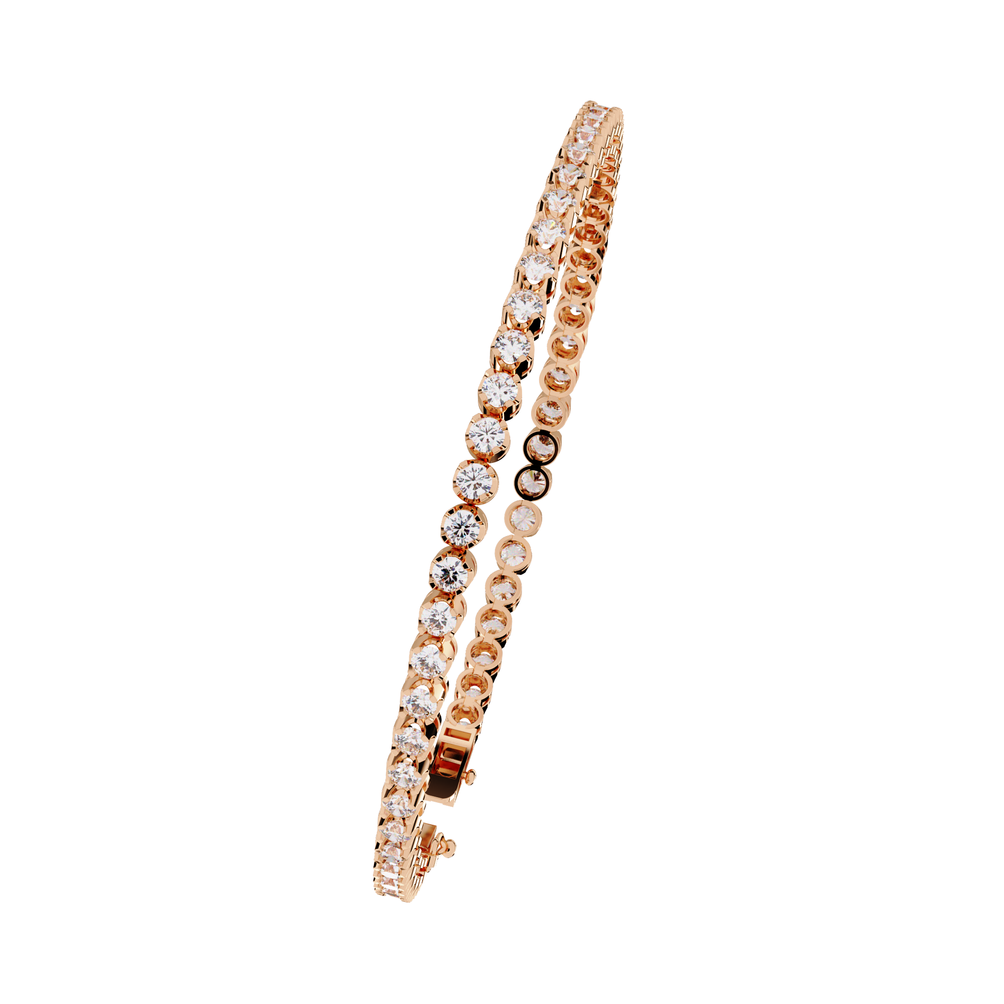 Solitairekart 2.62ct Natural Diamond Tennis Bracelet-HI Color, VS-SI Clarity