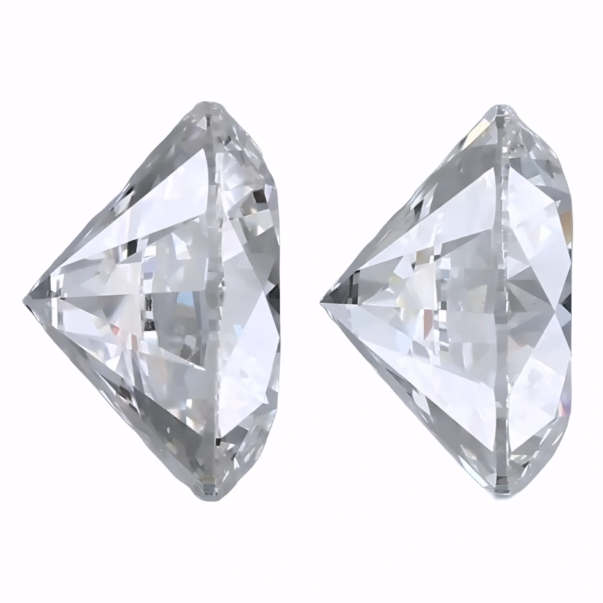 Solitairekart 2+2Carat F Color, VS1 Clarity Combo Lab Grown Diamond For Studs