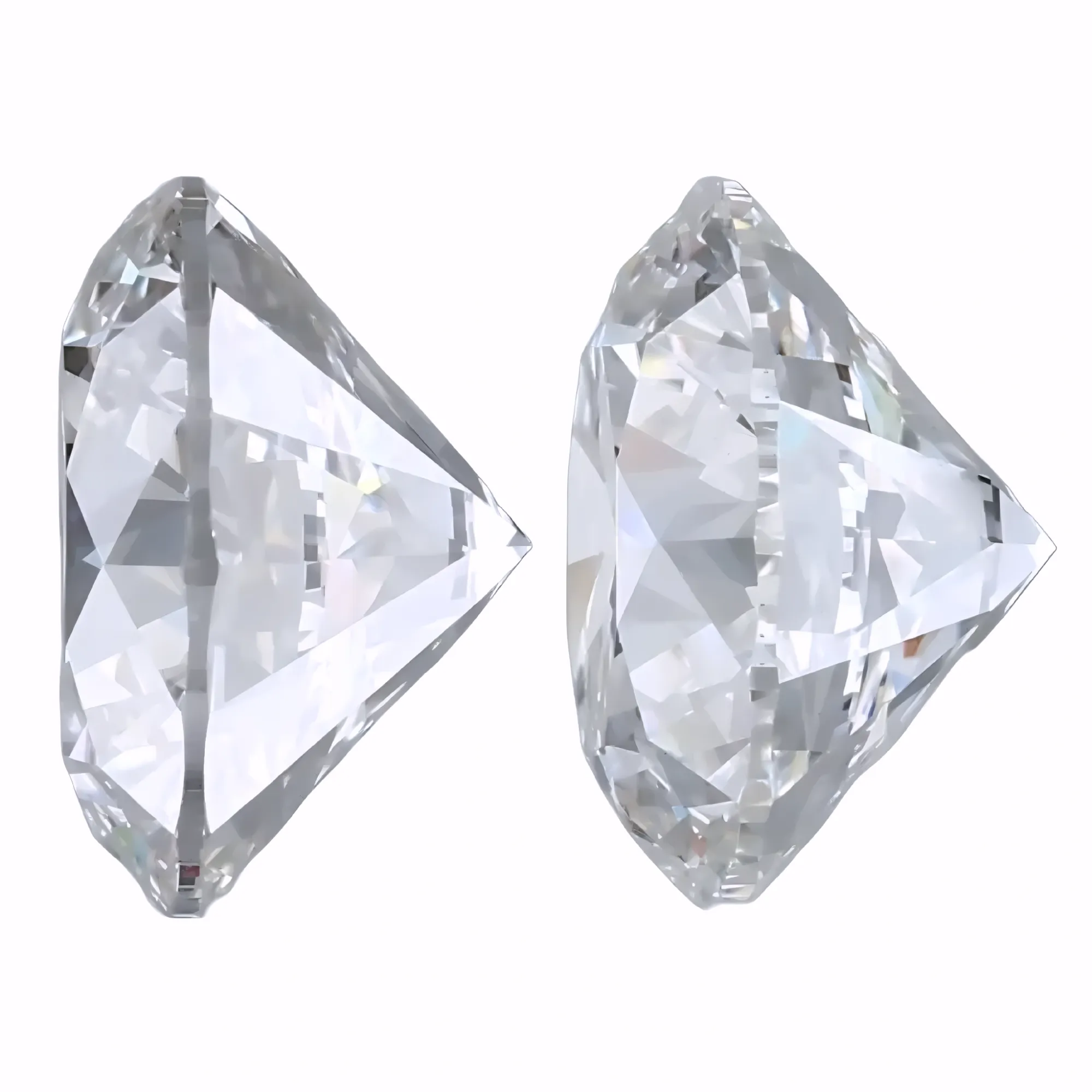 Solitairekart 2+2Carat F Color, VS1 Clarity Combo Lab Grown Diamond For Studs