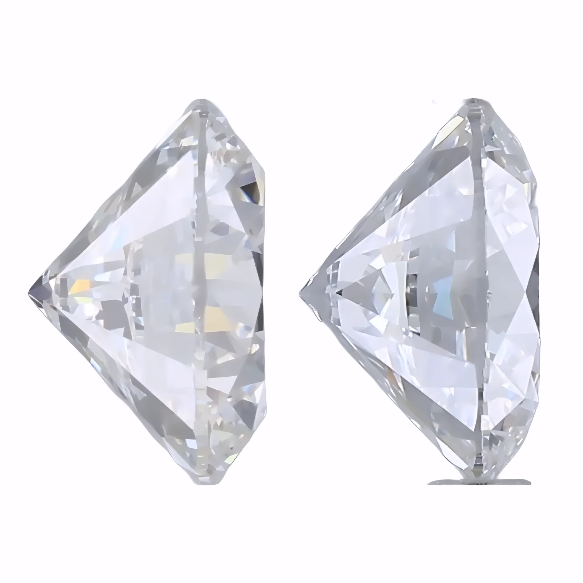 Solitairekart 2+2 Carat D Color, VS1 Clarity Combo Lab Grown Diamond For Studs