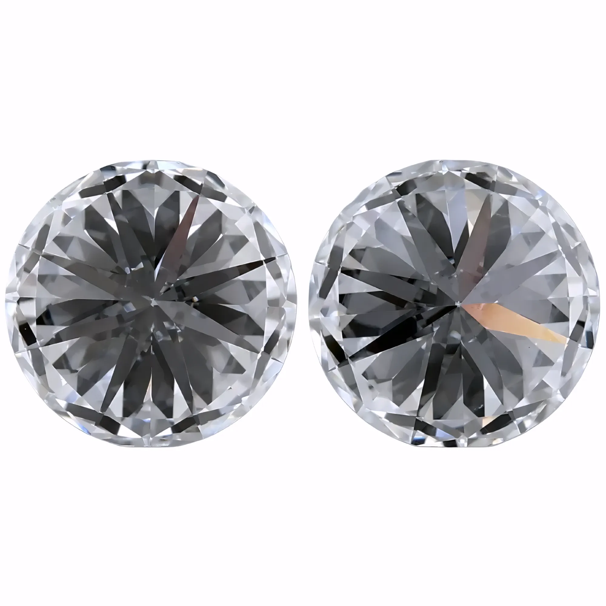 Solitairekart 2+2 Carat D Color, VS1 Clarity Combo Lab Grown Diamond For Studs